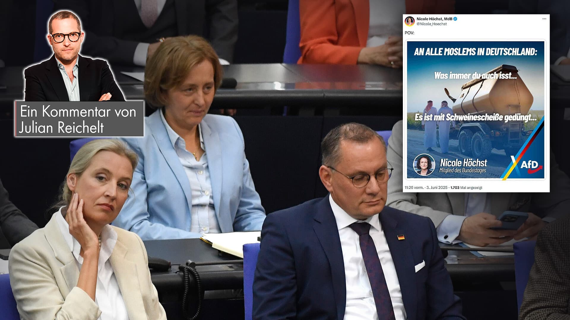 Höchst abstoßend! Wenn die AfD wirklich etwas verändern will, muss sie sich selbst verändern