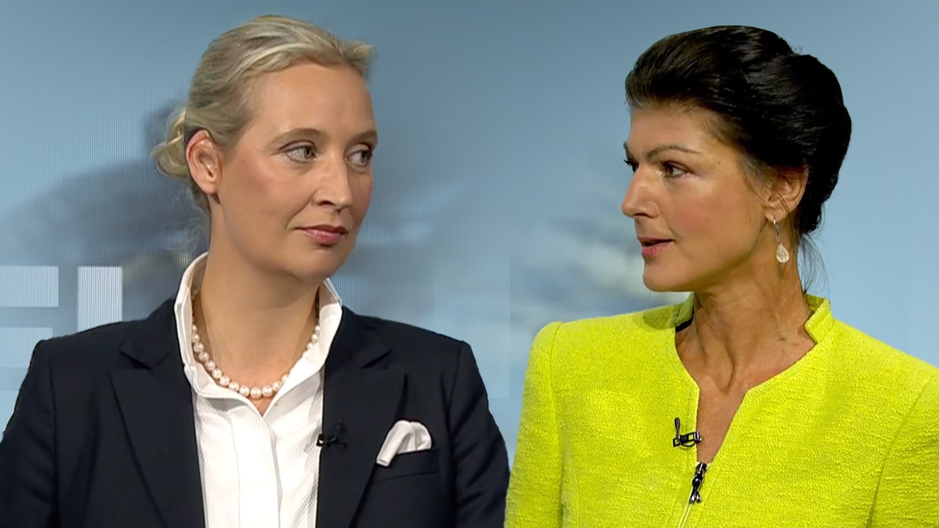 So verlief das TV-Duell zwischen Weidel und Wagenknecht: Ziemlich beste Freindinnen