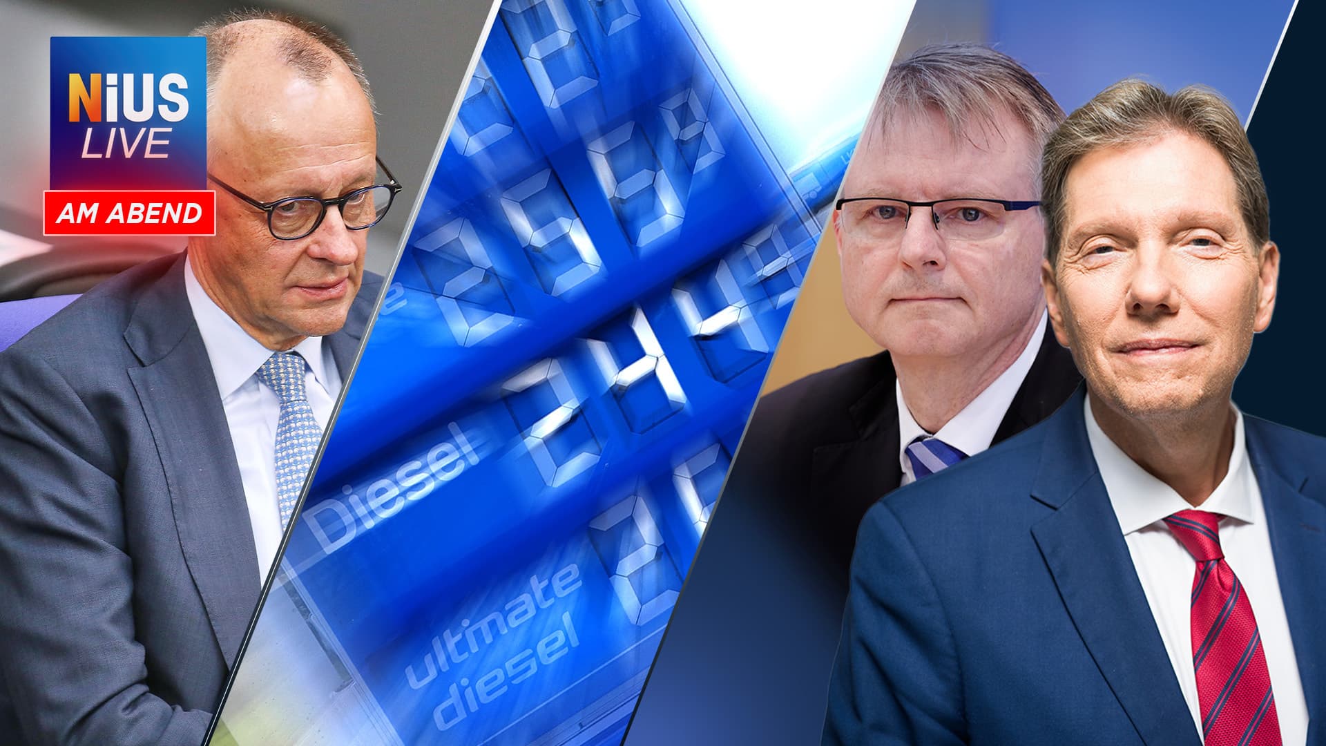 Das war NIUS Live am Abend: Diesel auf Allzeit-Hoch