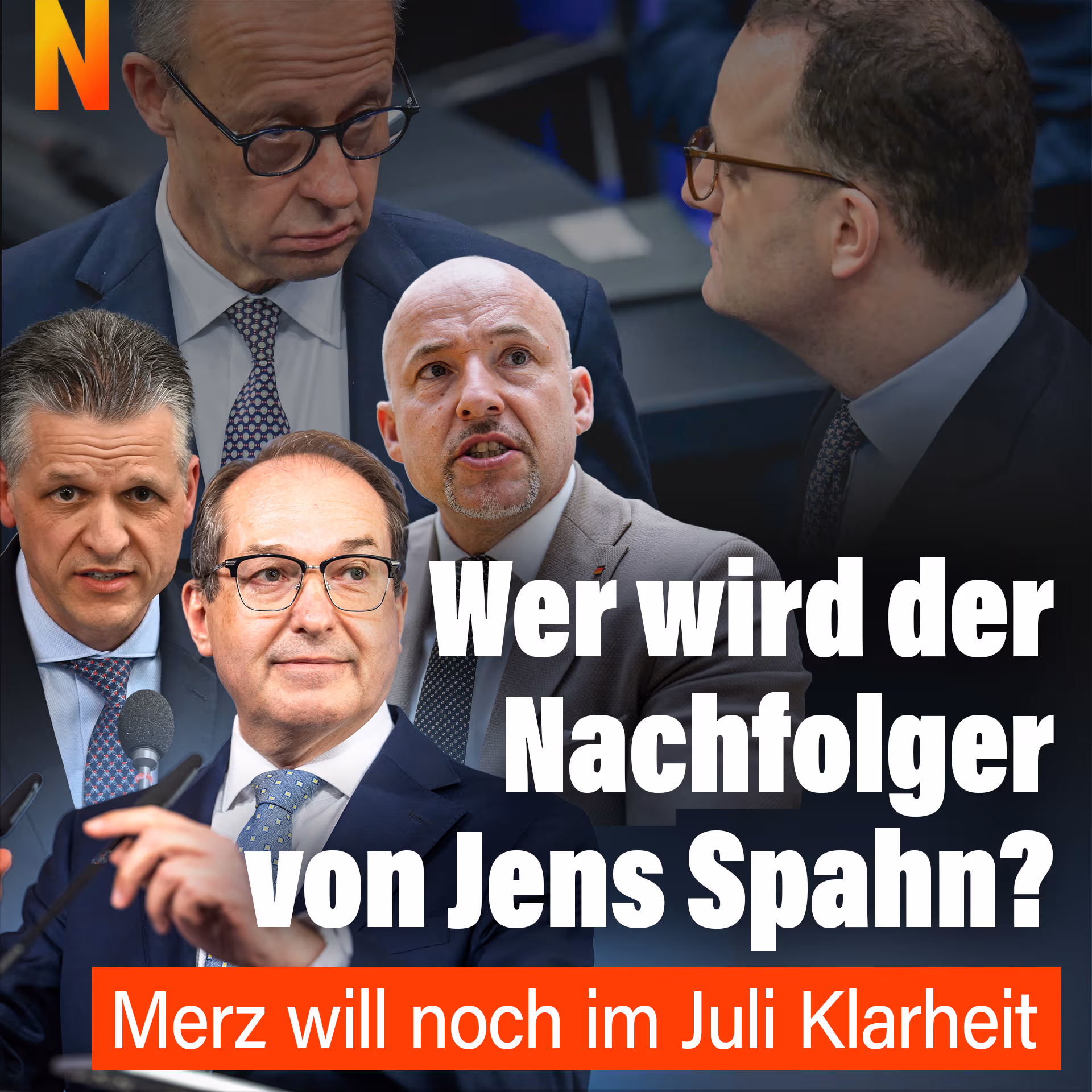 Nachfolge von Jens Spahn: Merz will noch diesen Monat Klarheit
