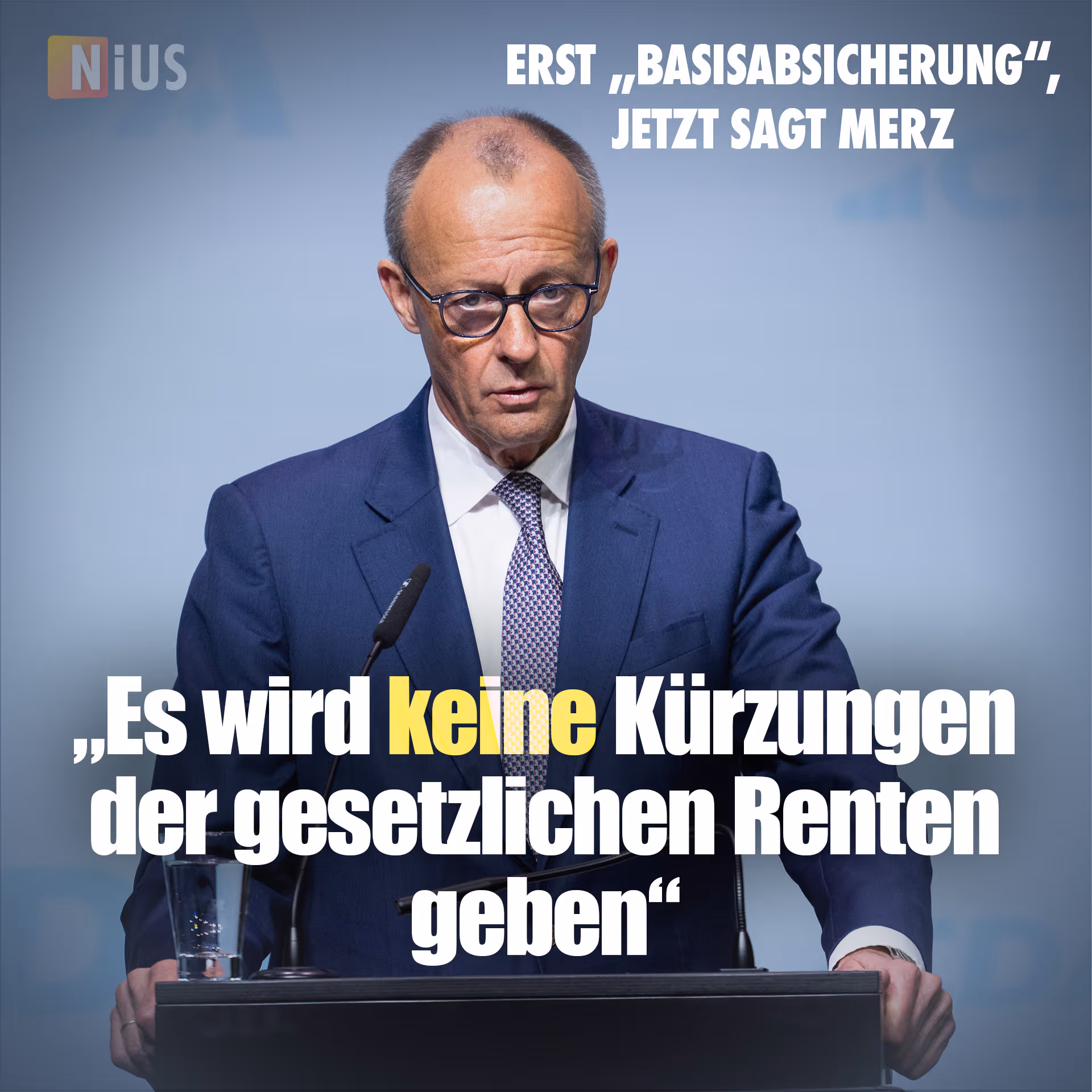 Merz: „Es wird keine Kürzungen der gesetzlichen Renten geben“