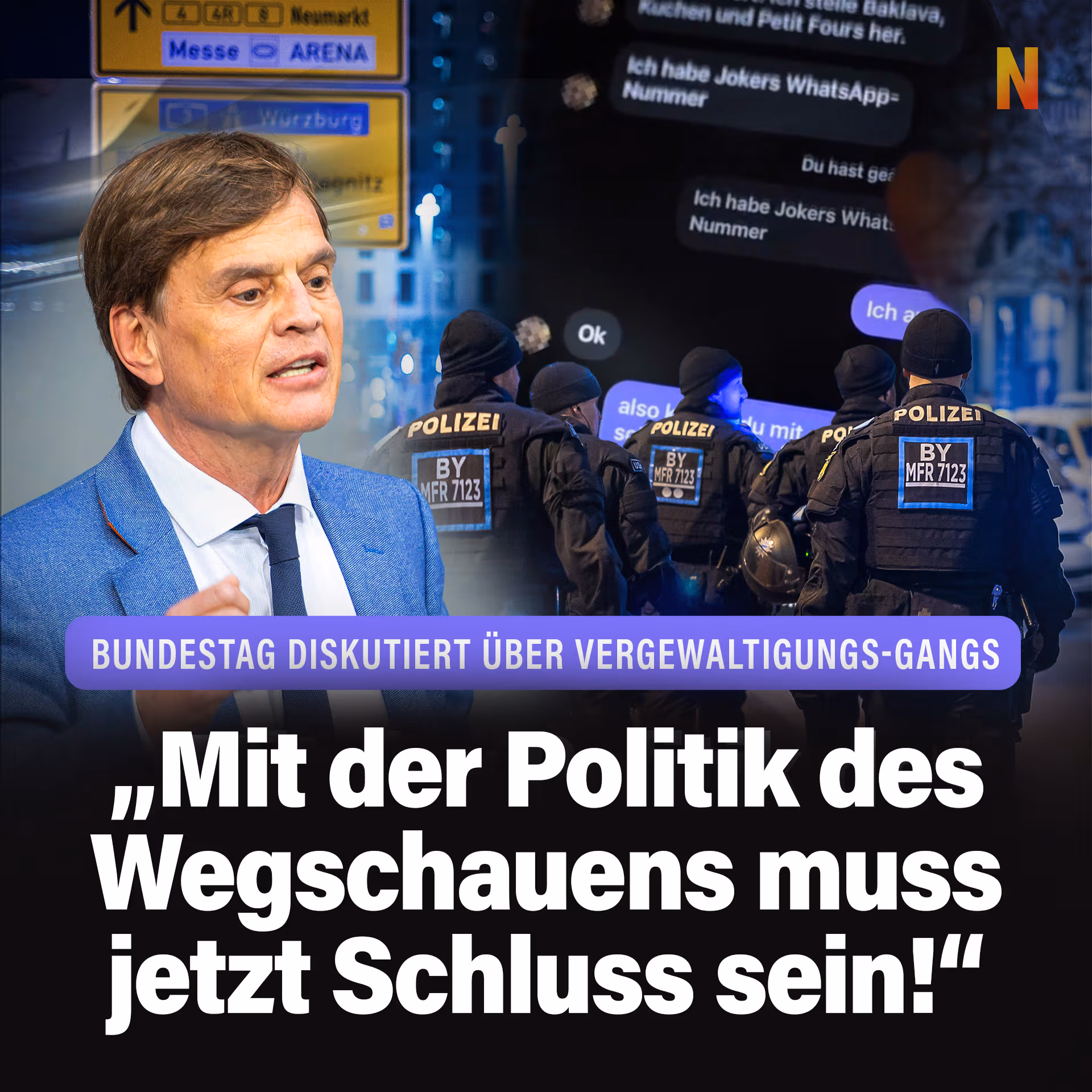 Bundestag diskutiert über Vergewaltigungs-Gangs: „Mit der Politik des Wegschauens muss jetzt Schluss sein!“