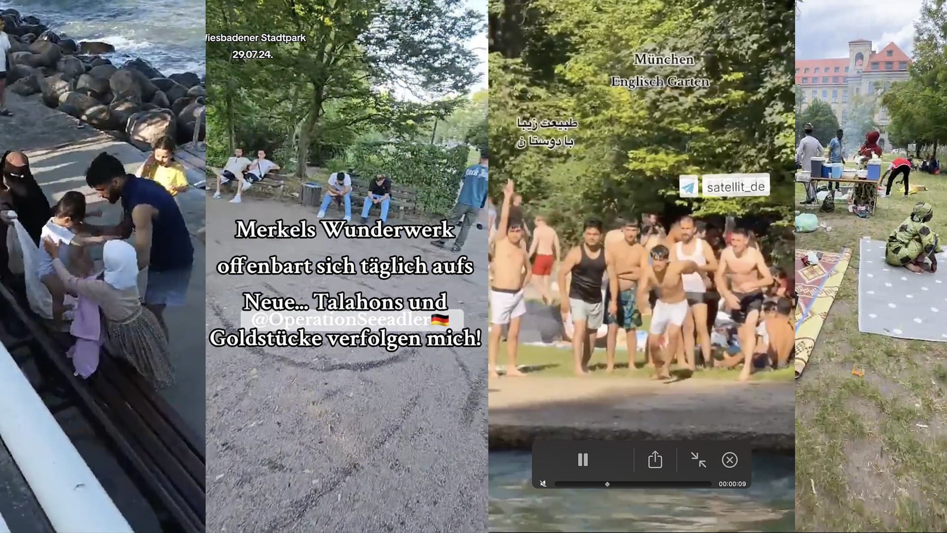 Deutschland im Sommer 2024: So „vielfältig“ sehen unsere Parks und Badeseen plötzlich aus