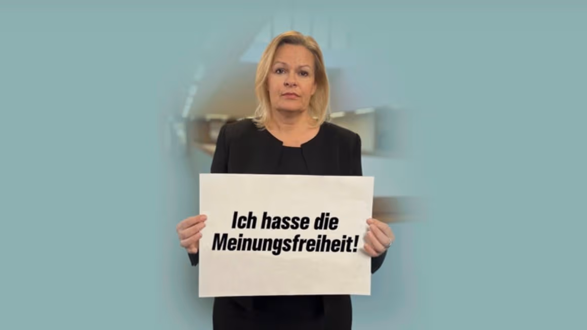 „Werturteile genießen grundsätzlich den Schutz der Meinungsfreiheit“: Das steht im Urteil zum Faeser-Meme