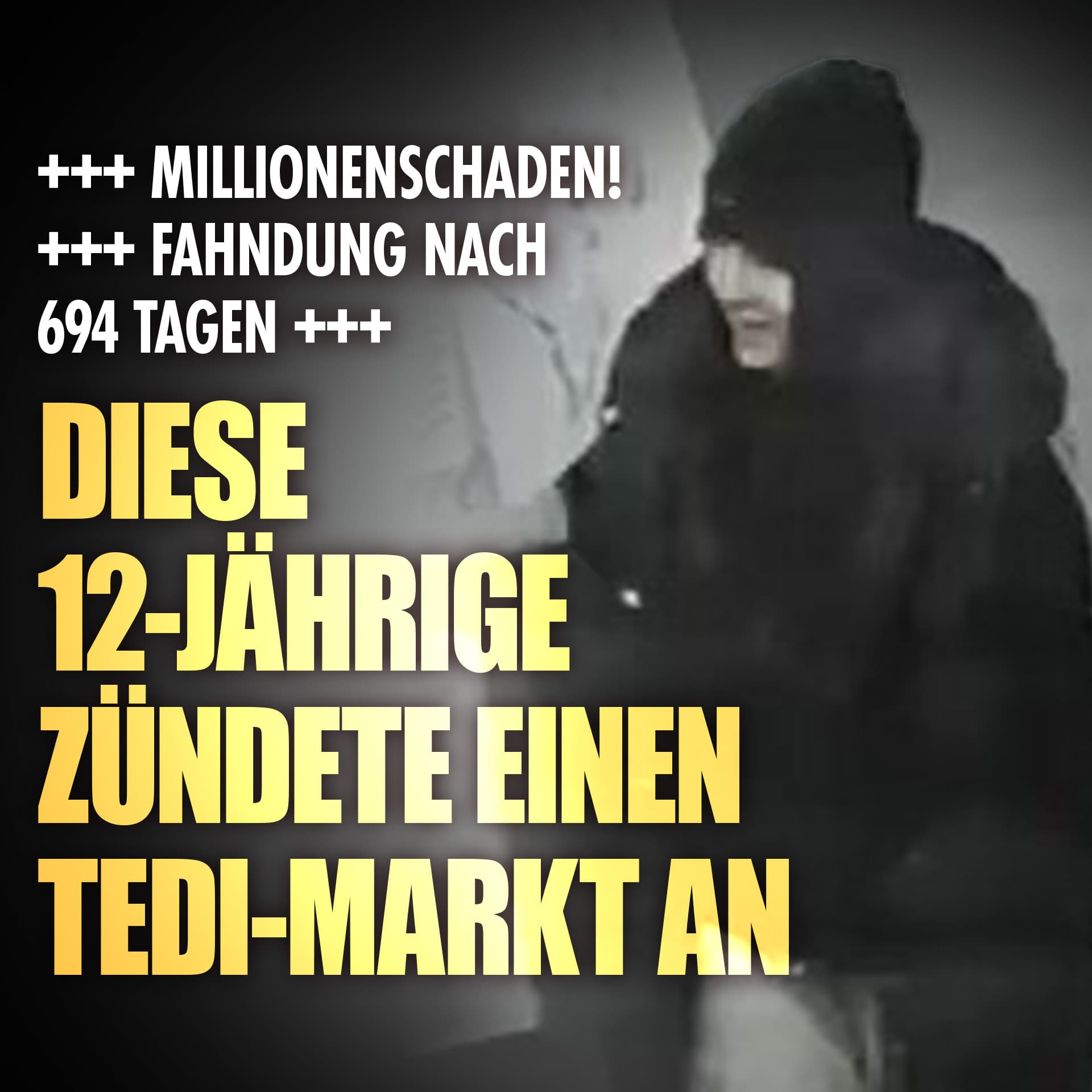 Millionenschaden! Diese 12-Jährige zündete einen Tedi-Markt an