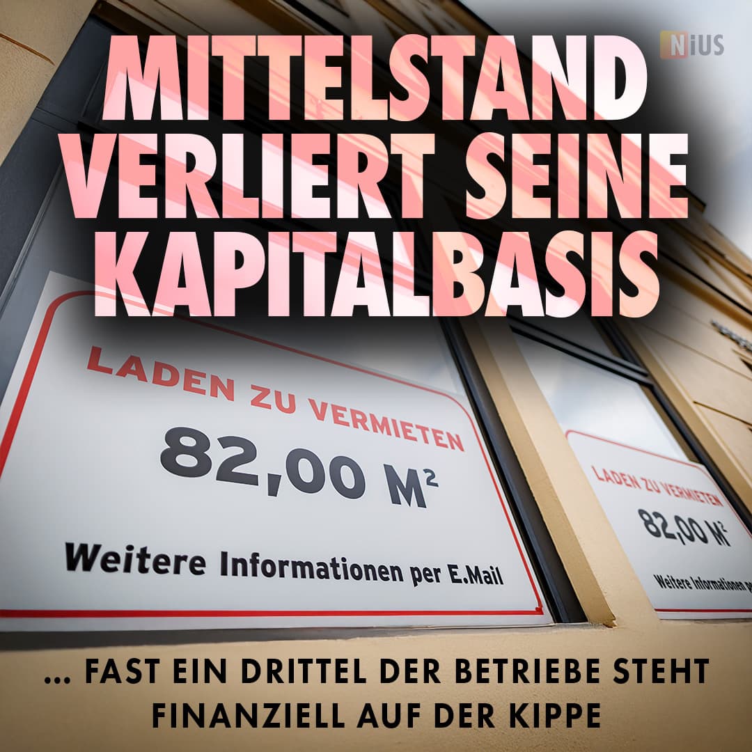 Mittelstand verliert seine Kapitalbasis – fast ein Drittel der Betriebe steht finanziell auf der Kippe