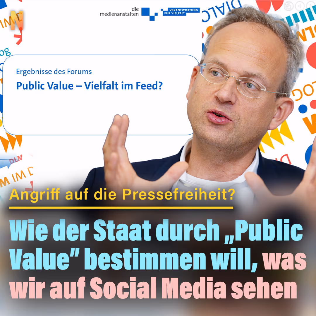 Angriff auf die Pressefreiheit? Wie der Staat durch „Public Value” bestimmen will, was wir auf Social Media sehen