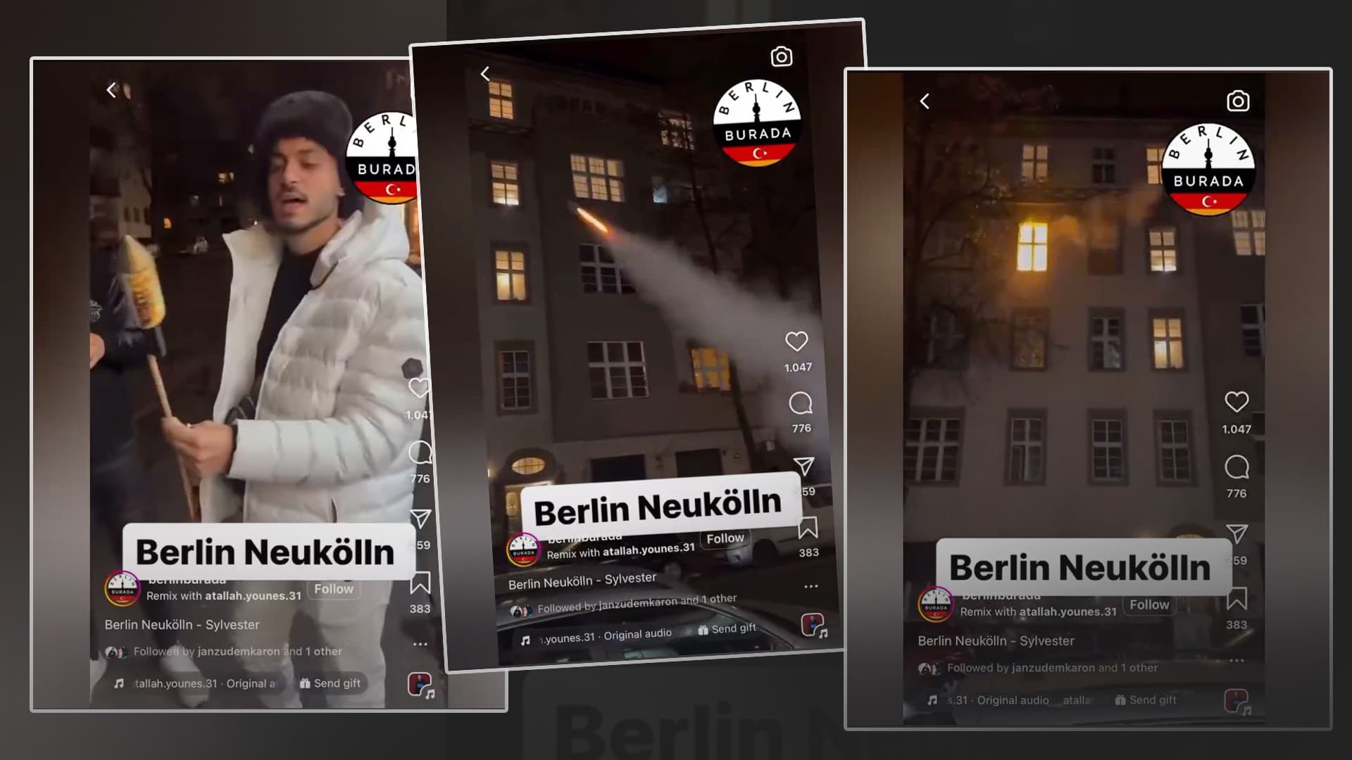 Unglaubliches Video: Arabischer Influencer schießt Rakete in Wohnung