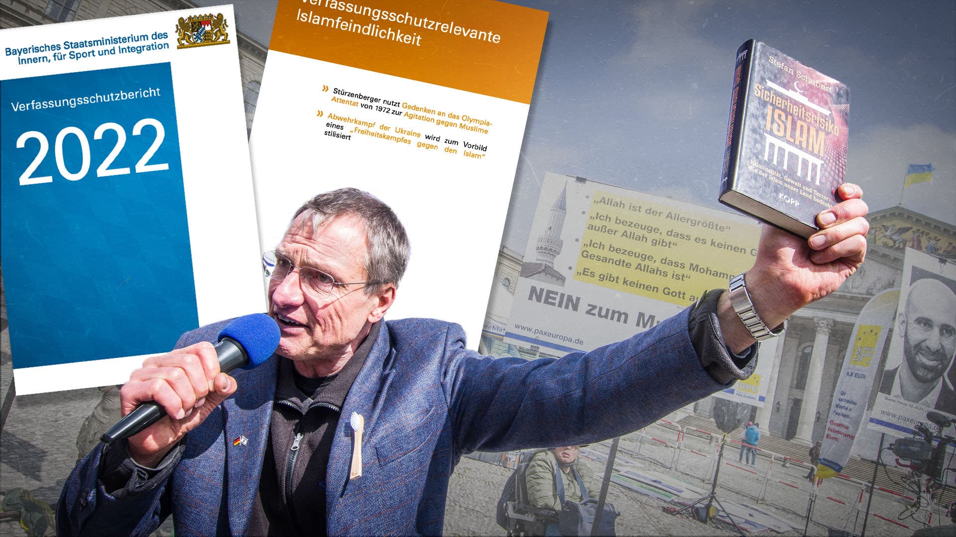 Messer-Attacke auf Michel Stürzenberger: Er kritisierte den politischen Islam – und wurde deshalb vom Verfassungsschutz beobachtet