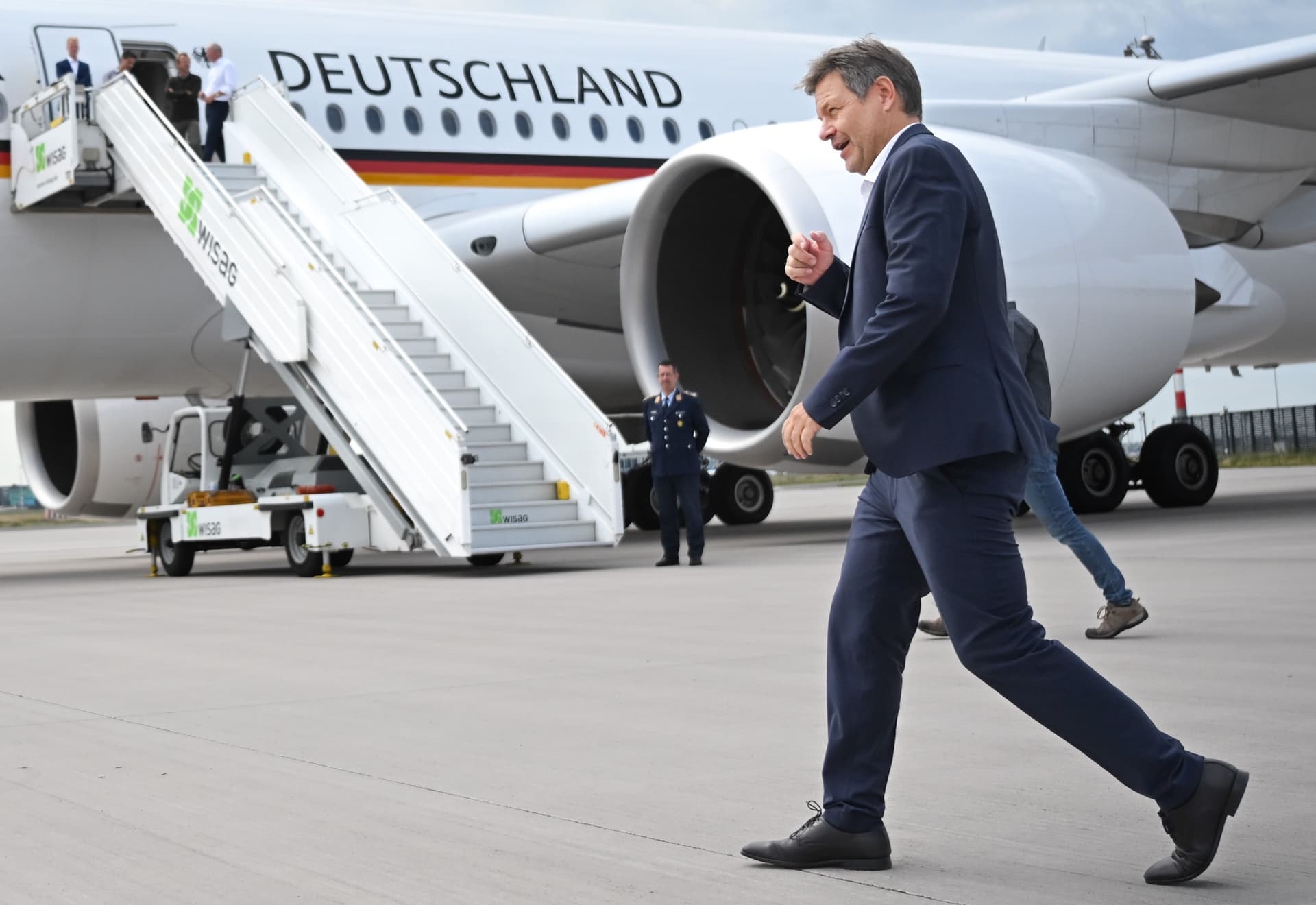 Nicht auf Linie: So oft nimmt Robert Habeck den Regierungs-Jet