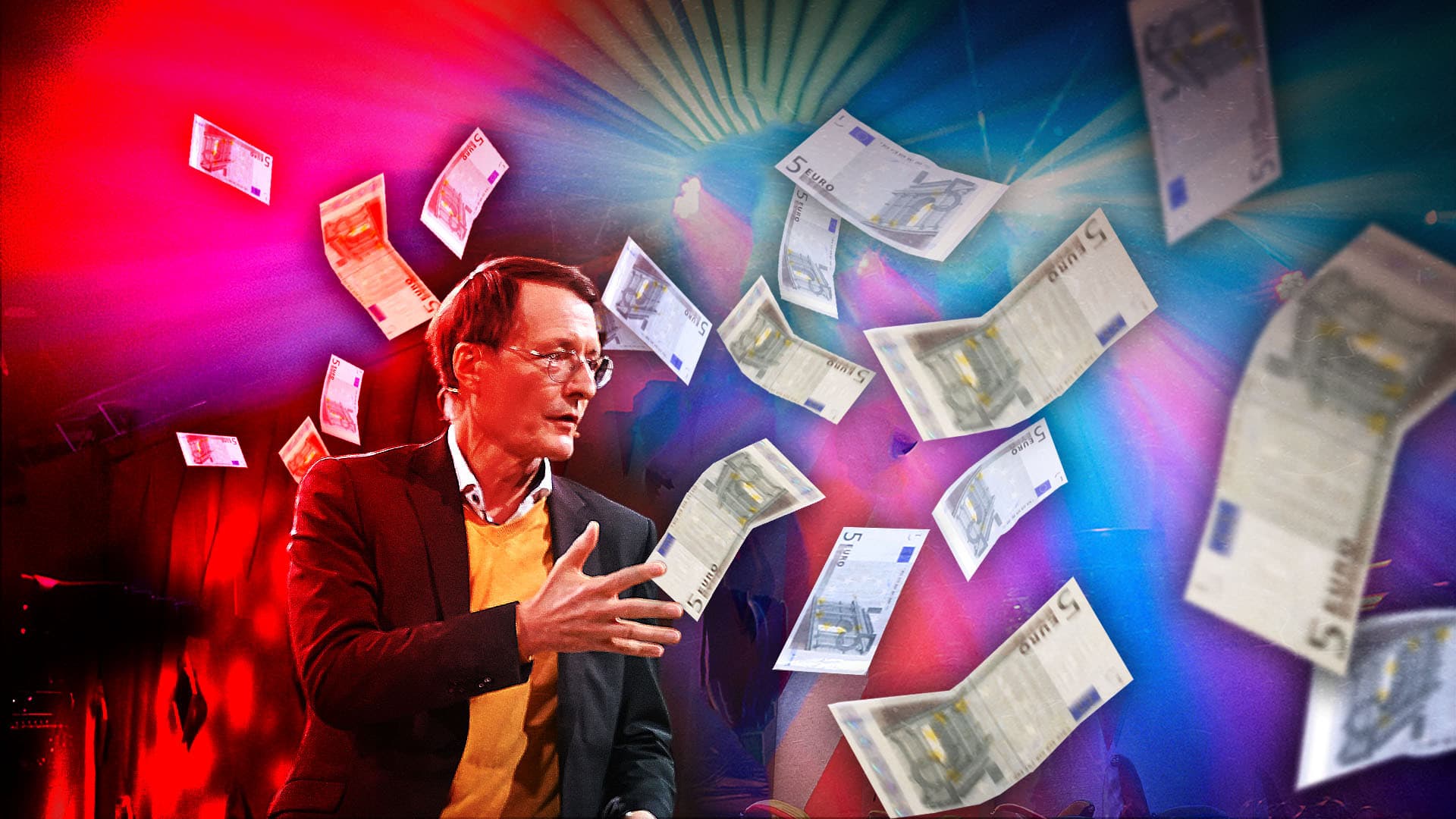 Lauterbach verschickt 5-Euro-Scheine mit der Post, um RKI-Studie zu bewerben