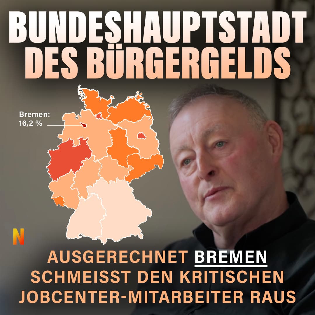 Bundeshauptstadt des Bürgergelds: Ausgerechnet Bremen schmeißt den kritischen Jobcenter-Mitarbeiter raus