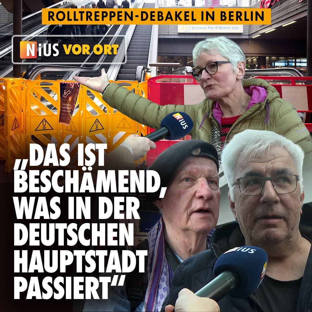 Rolltreppen-Debakel in Berlin: „Das ist beschämend, was in der deutschen Hauptstadt passiert“