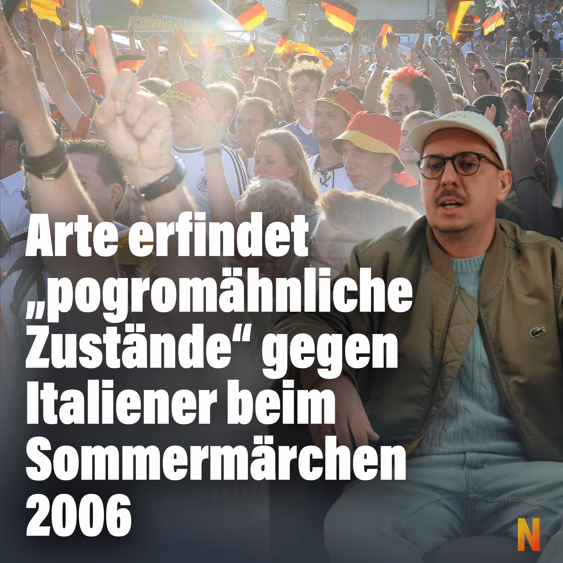 Arte erfindet „pogromähnliche Zustände” gegen Italiener beim Sommermärchen 2006