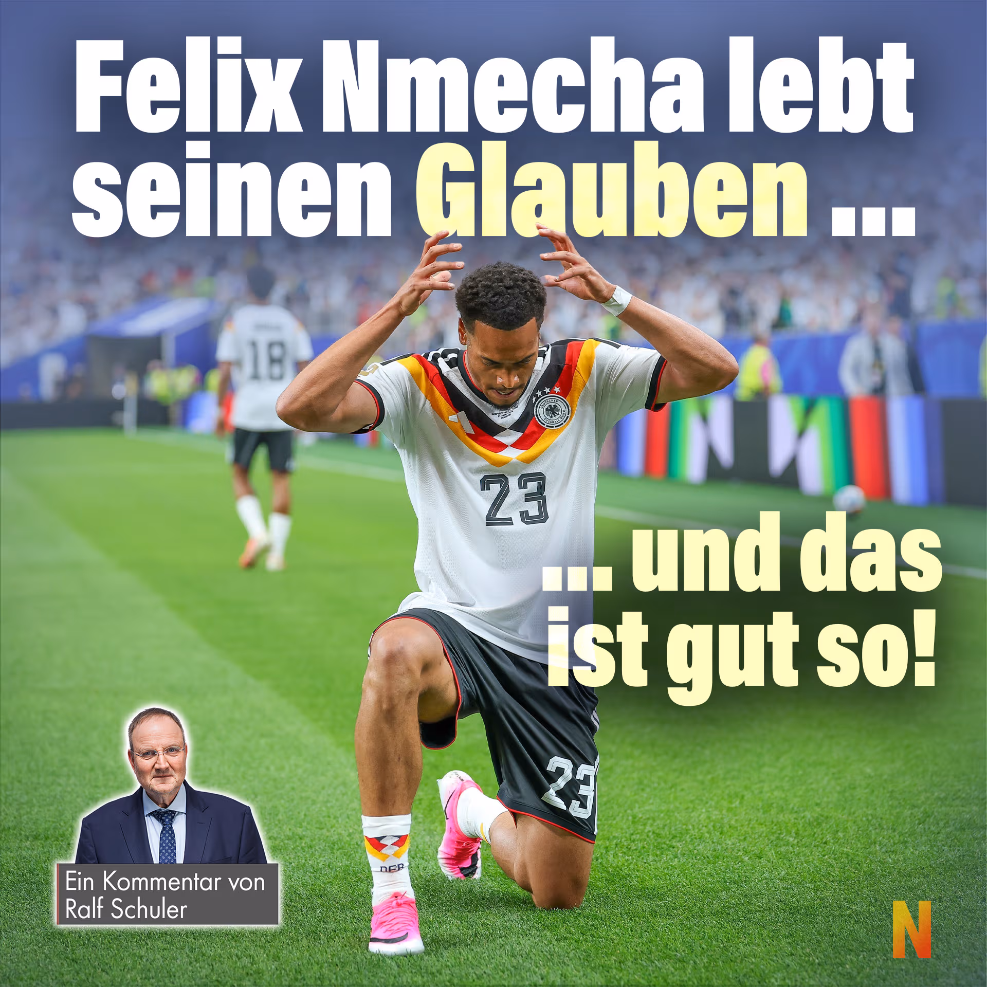 Felix Nmecha lebt seinen Glauben – und das ist gut so!