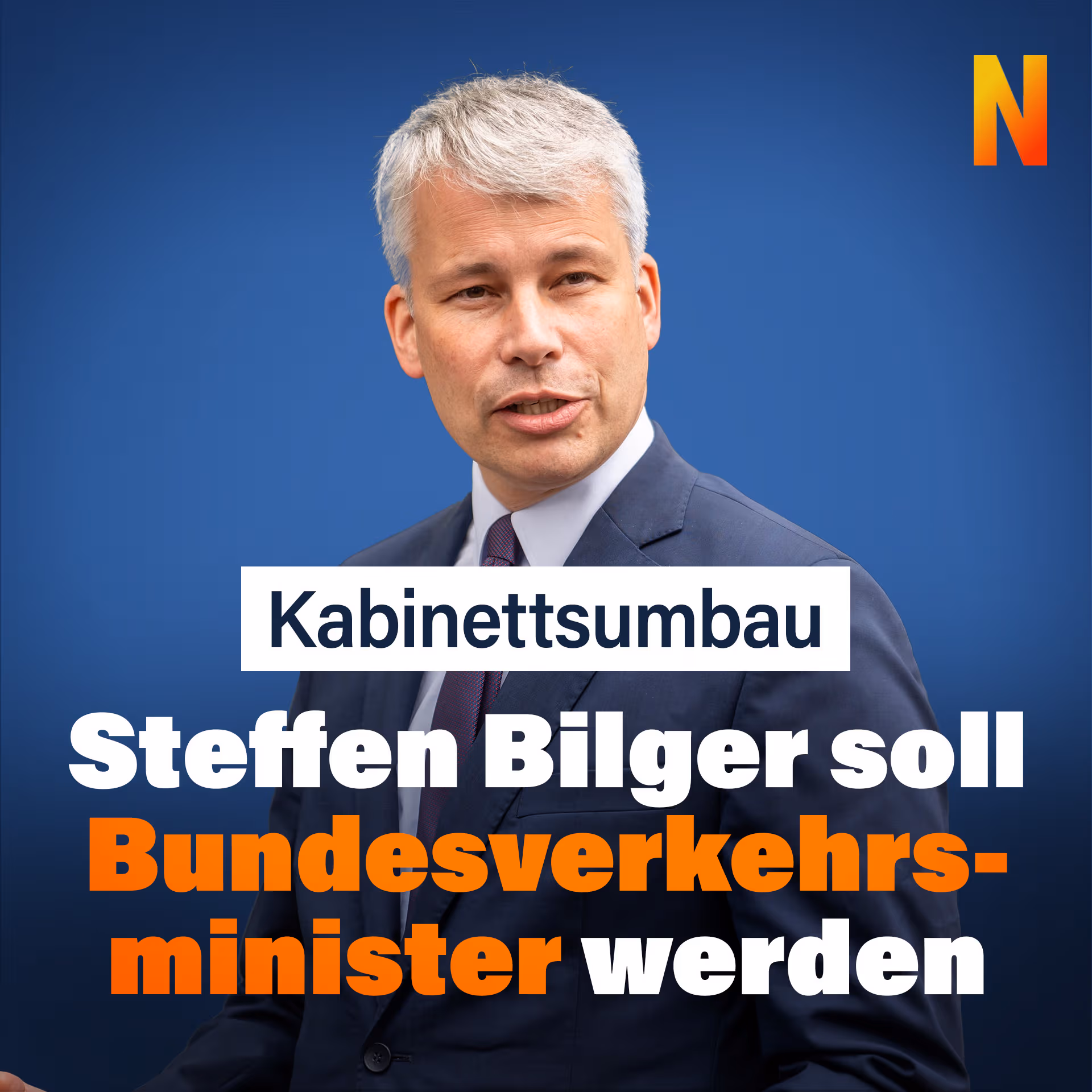 Kabinettsumbau: Steffen Bilger soll Bundesverkehrsminister werden