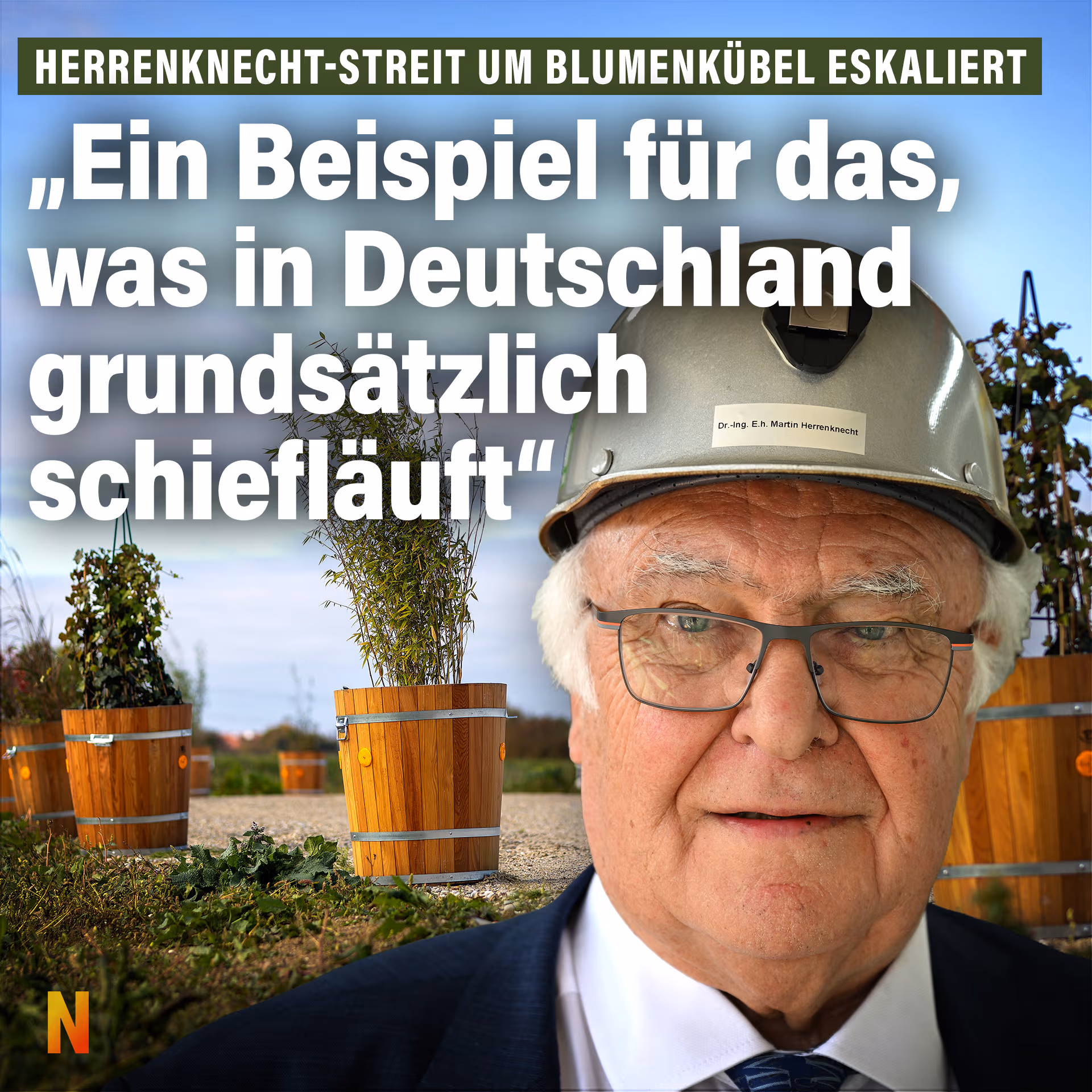 Herrenknecht-Gründer droht Gemeinde mit Abzug