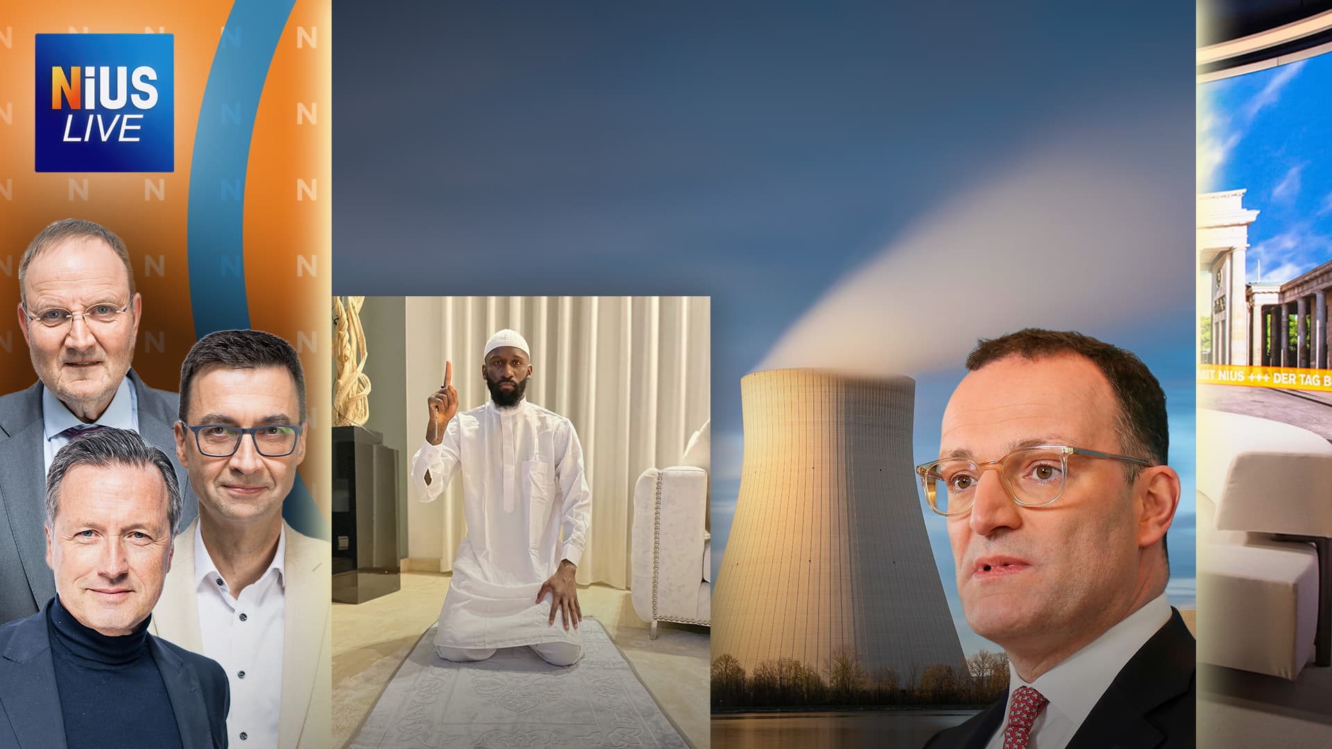 Ab 6 Uhr bei NIUS Live: Rüdiger-Streit und Atom-Streit