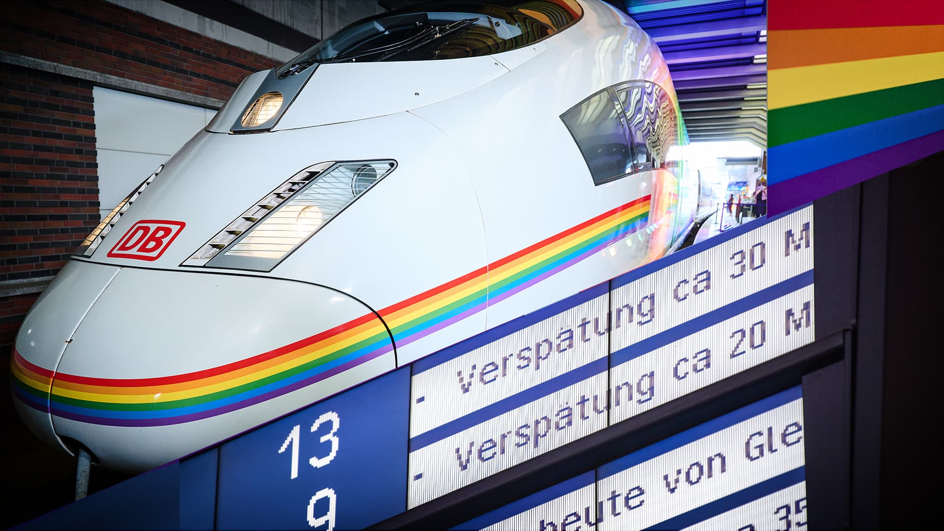 Veganes Menü, Regenbogen-Lackierung, Bahnhofskonzerte: Macht endlich die verdammten Züge pünktlich!