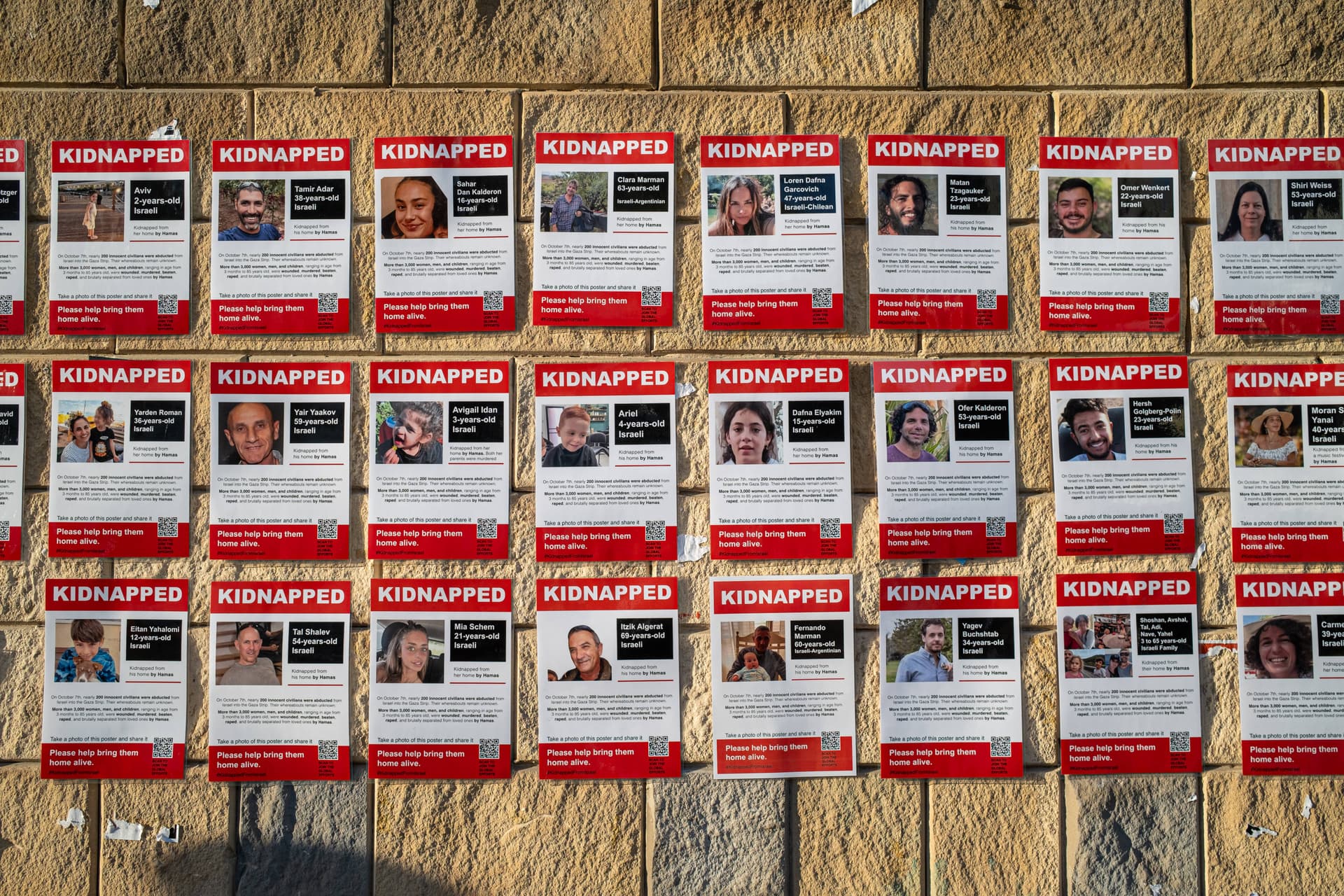 Angst vor arabischem Mob: Berlin verbietet Plakate mit Hamas-Geiseln