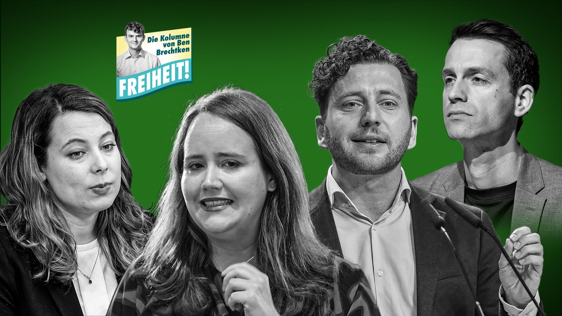 100 Prozent der Grünen wollen die Wirtschaft umbauen – und zwei Drittel haben noch keine Sekunde in der freien Wirtschaft gearbeitet!