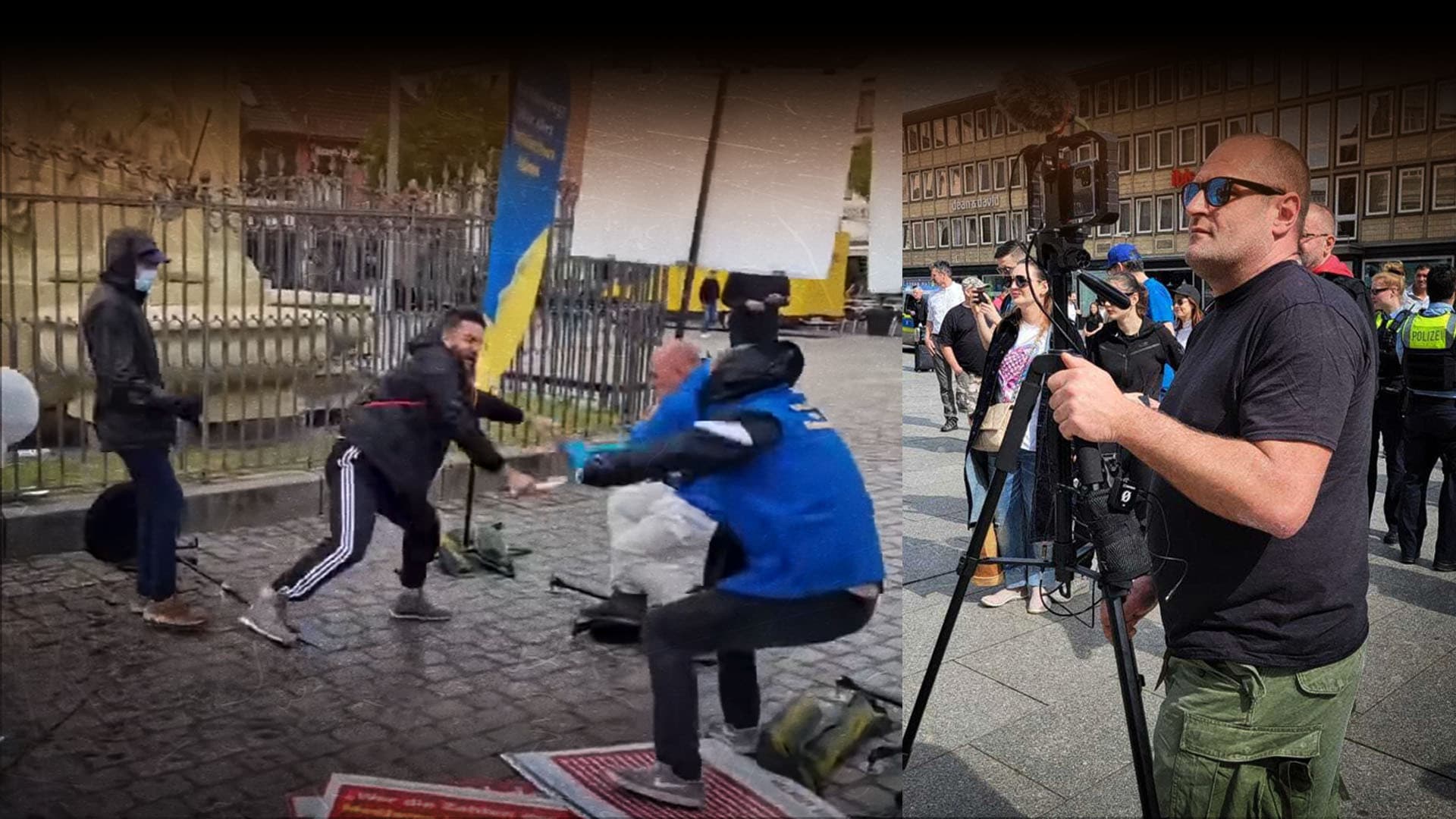 Exklusiv! Kameramann aus Mannheim: „Ich habe nach dem Attentäter getreten“