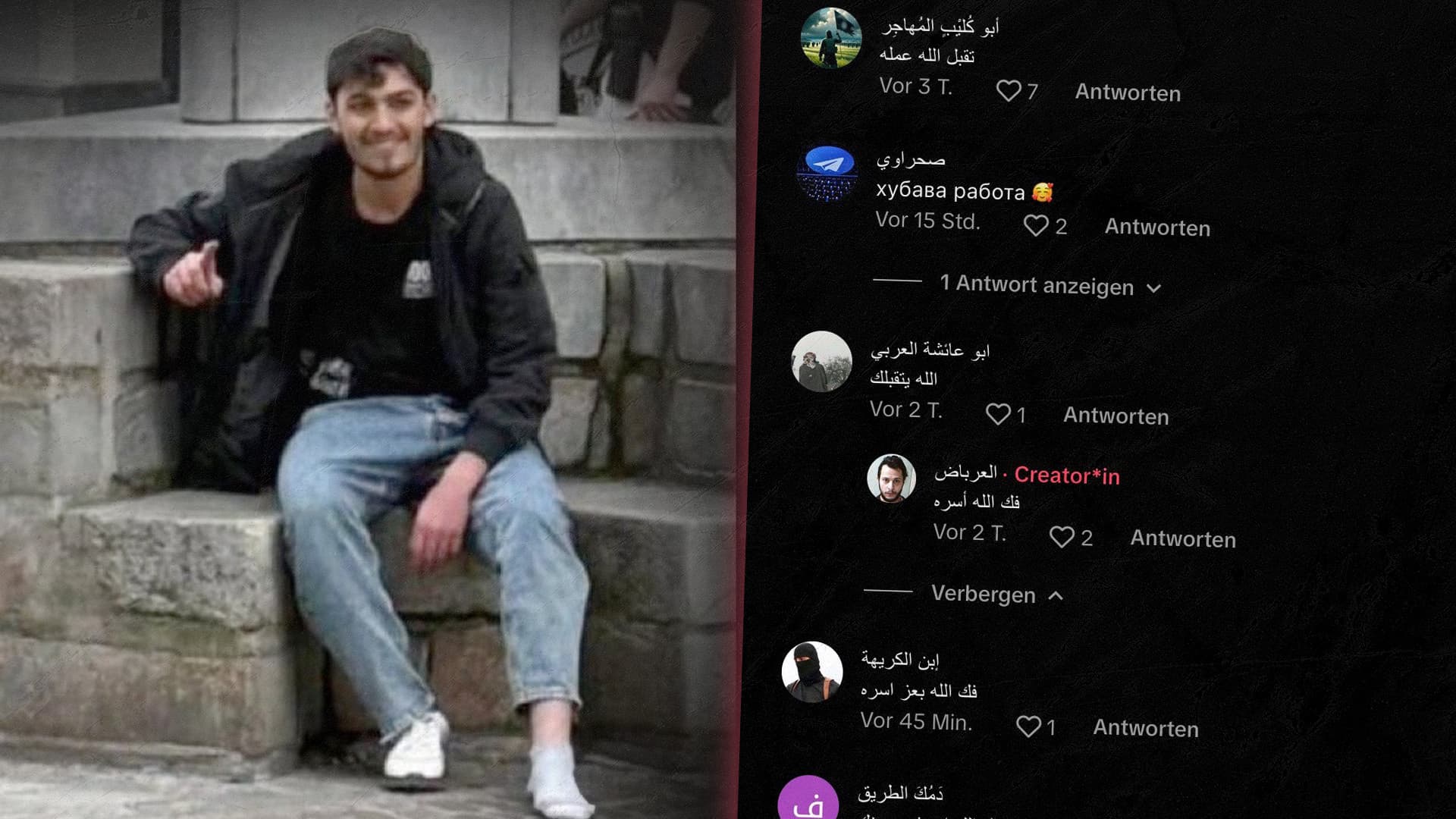 „Möge Gott ihm gnädig sein“: Islamisten auf TikTok feiern Messerangreifer von Villach