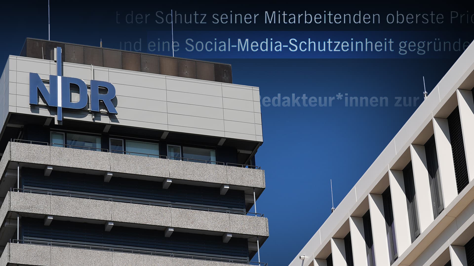 NDR baut „Social-Media-Schutzeinheit“ auf: Sie soll Kontakte zu Beratungsstellen und Strafverfolgungsbehörden herstellen