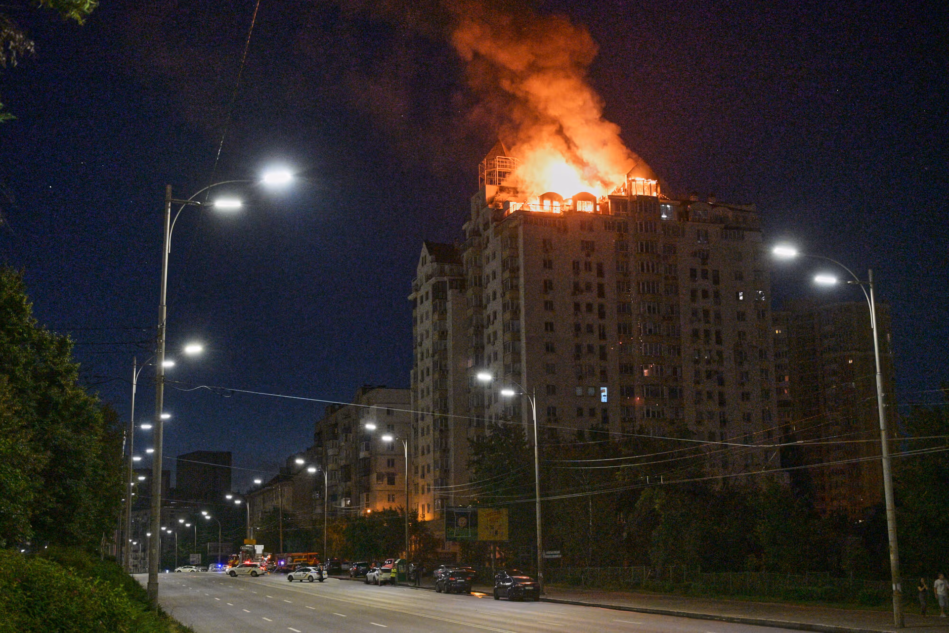 Verheerende russische Angriffswelle auf ukrainische Städte