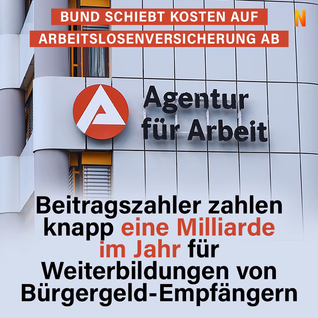 Beitragszahler zahlen knapp eine Milliarde im Jahr für Weiterbildungen von Bürgergeld-Empfängern