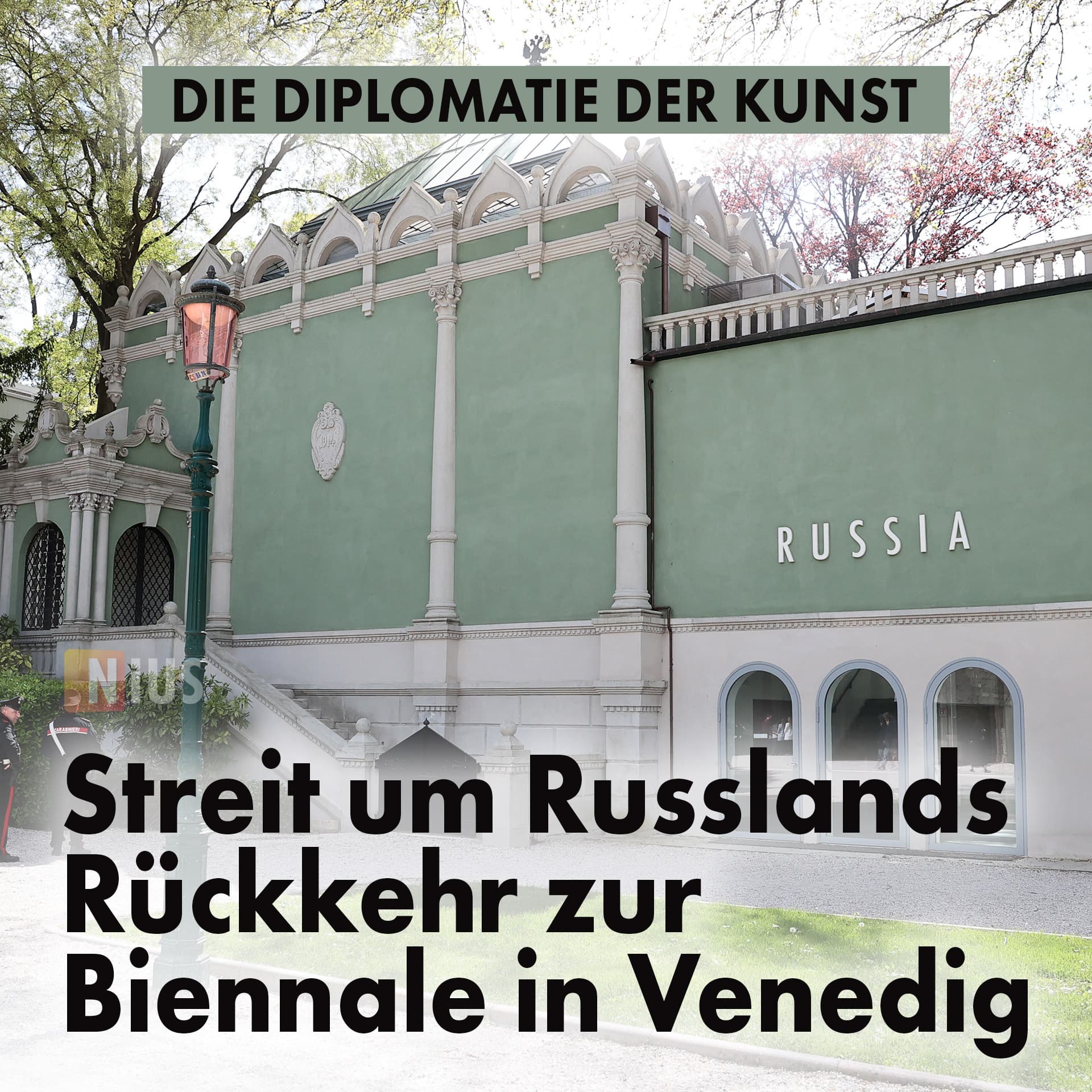 Die Diplomatie der Kunst: Streit um Russlands Rückkehr zur Biennale in Venedig