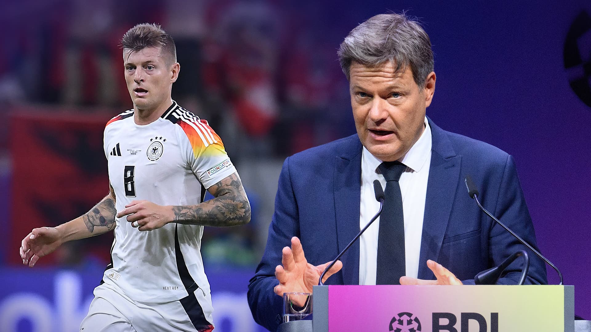 Habecks peinliche EM-Rede: „Die Nummer 10, Toni Groß“