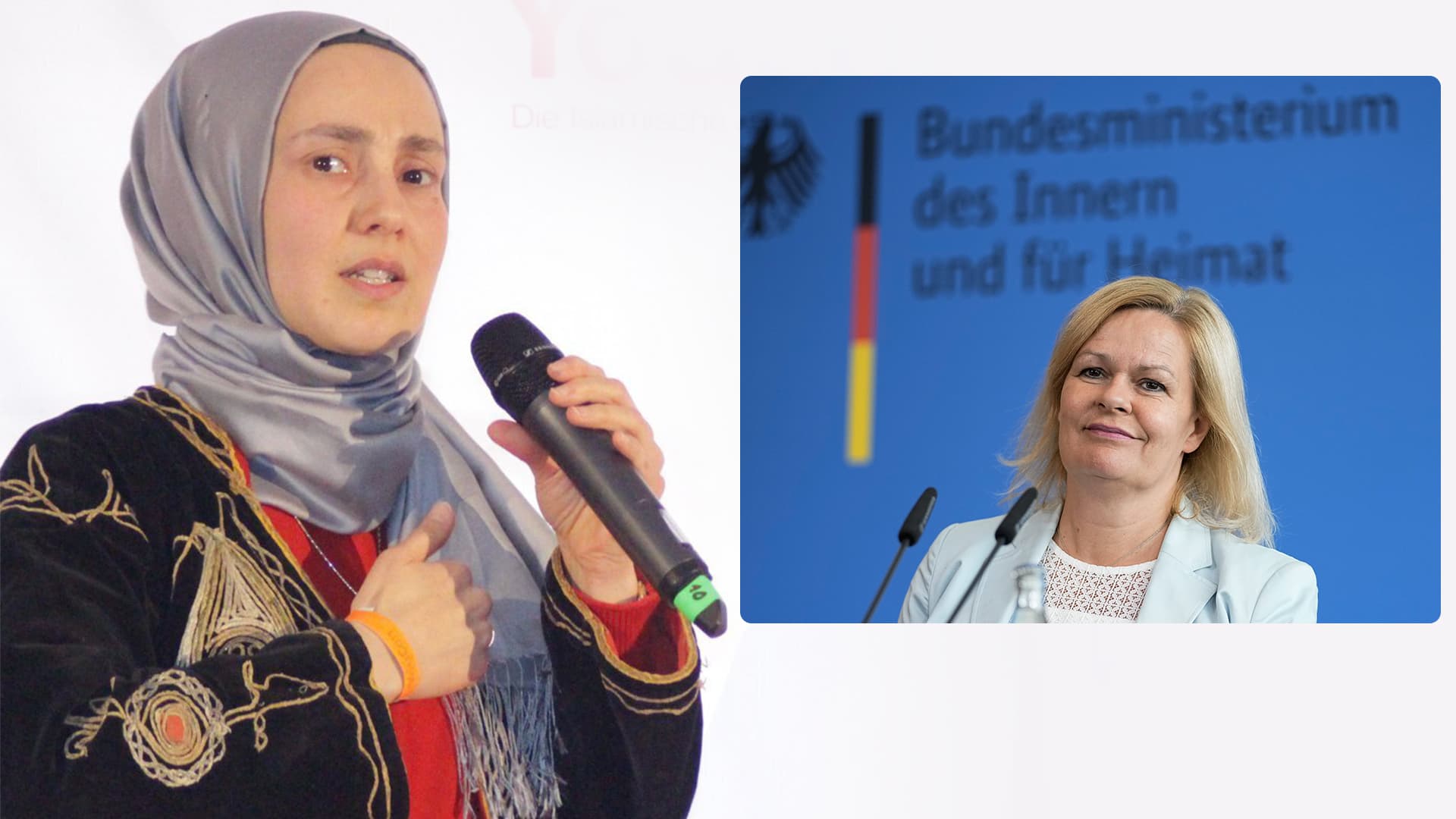 Sie trat bei Muslimbrüdern auf – jetzt moderiert sie für ein Projekt von Faesers Innenministerium
