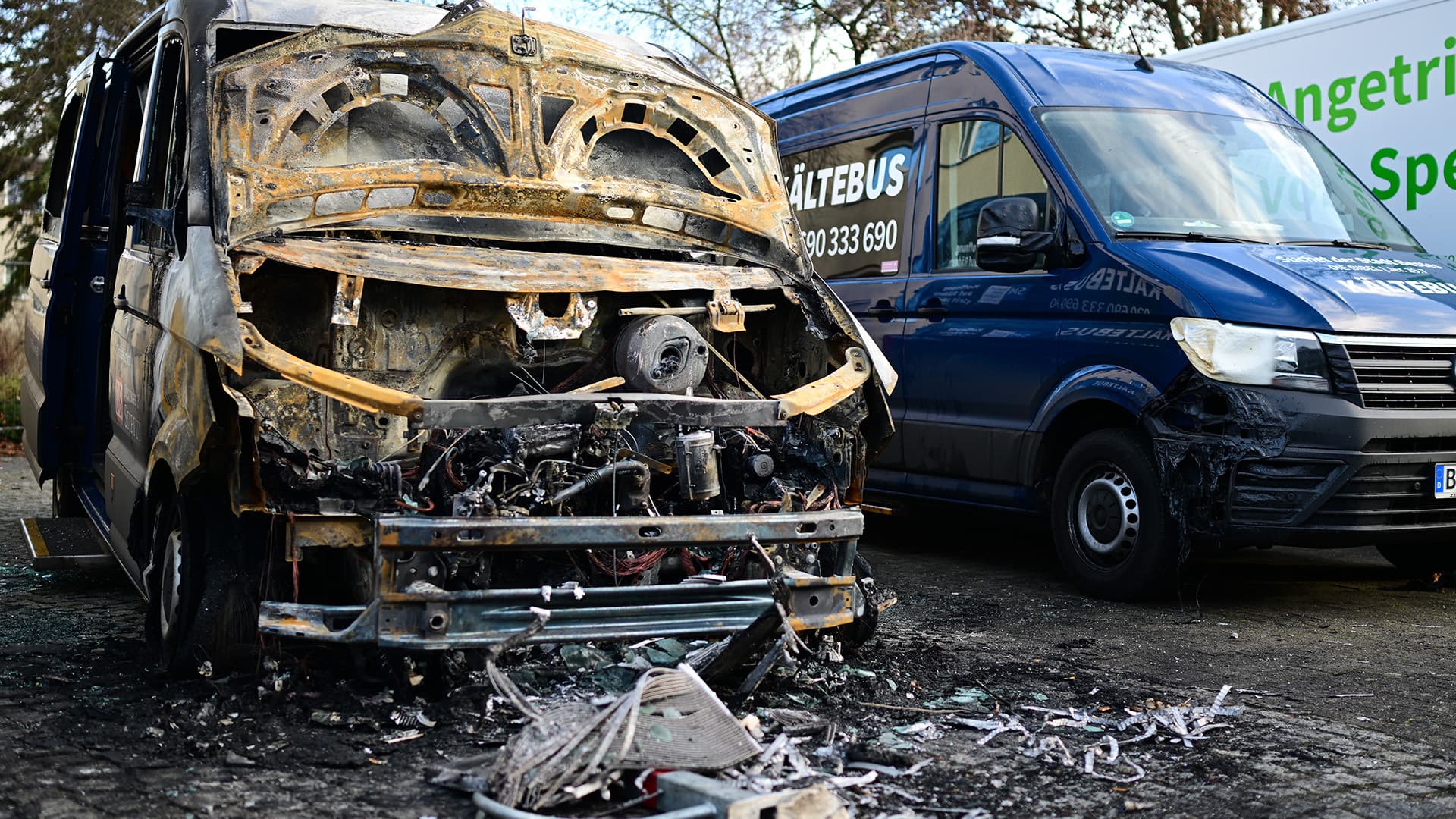 Obdachloser Ungar soll mehrere Kältebusse in Berlin abgefackelt haben