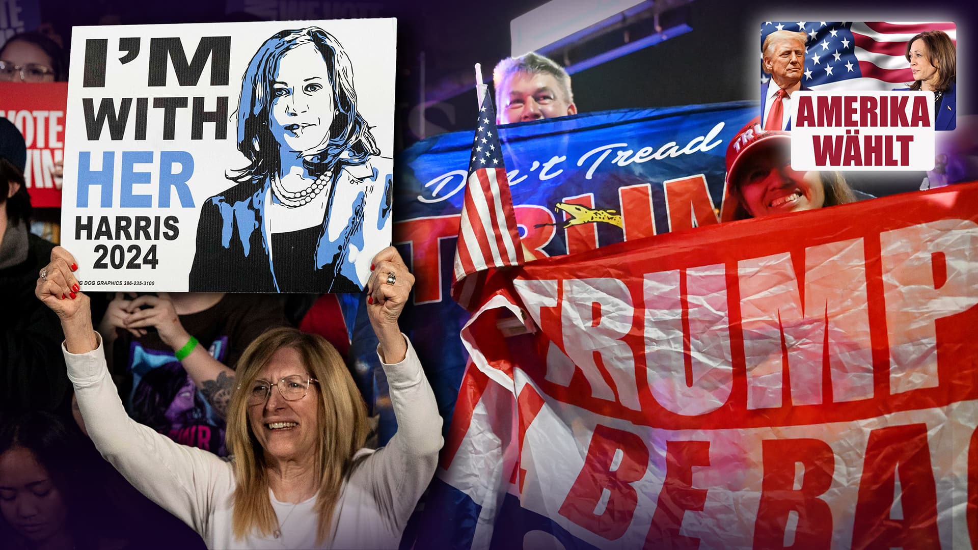 Die erste Wahlanalyse: Wer wählte Trump, wer entschied sich für Harris?
