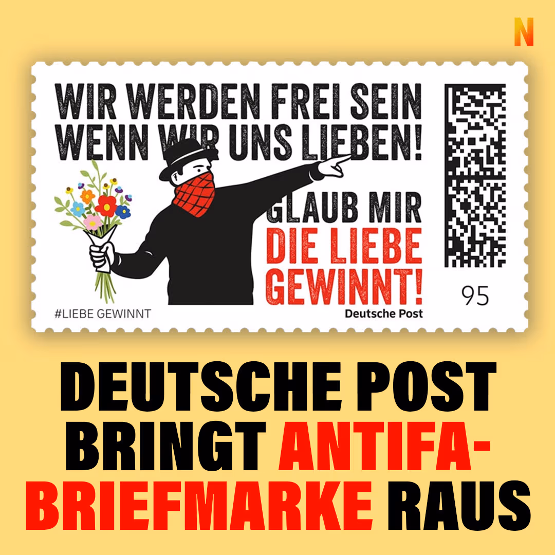 Deutsche Post bringt Antifa-Briefmarke raus