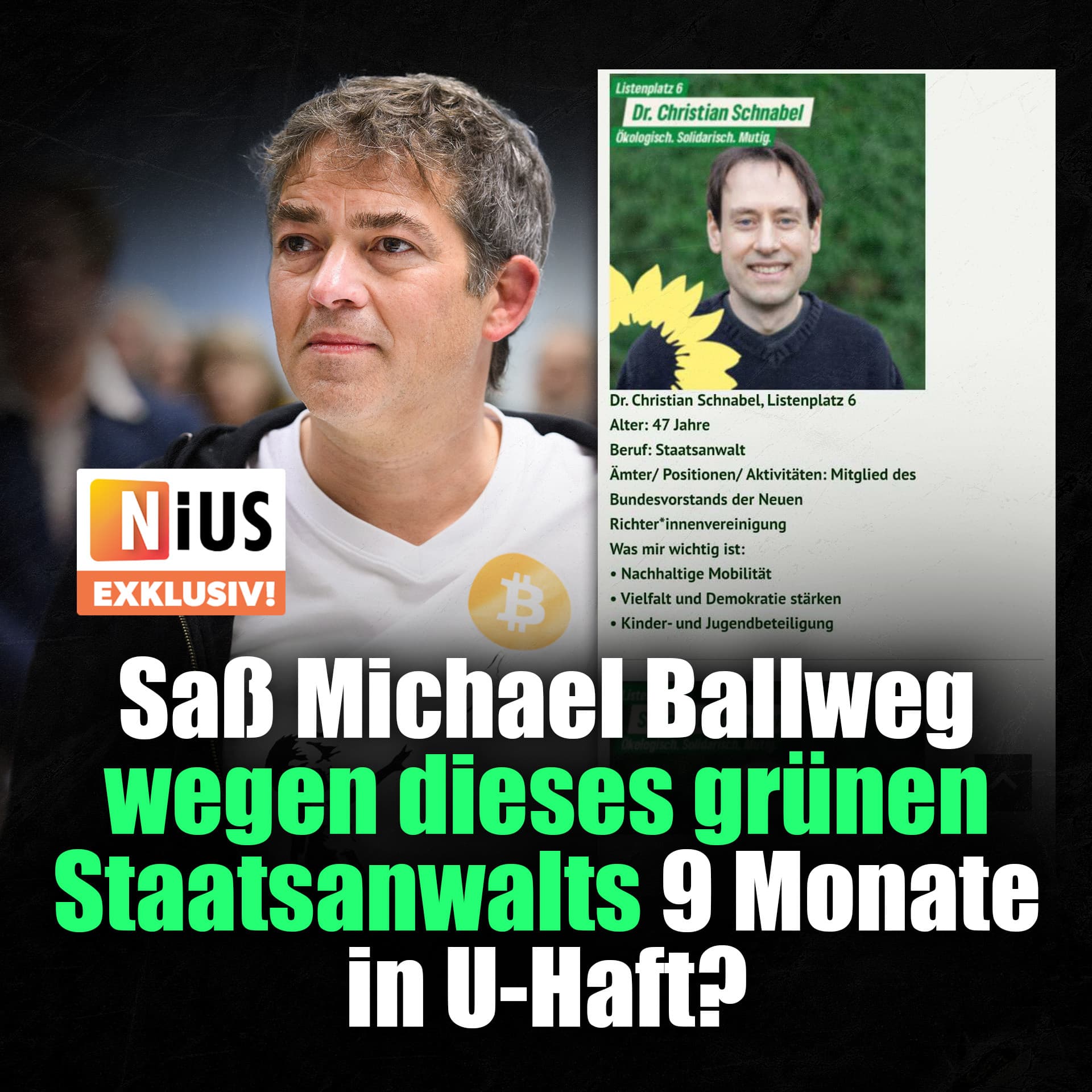 Saß Michael Ballweg wegen dieses grünen Staatsanwalts 9 Monate in U-Haft?