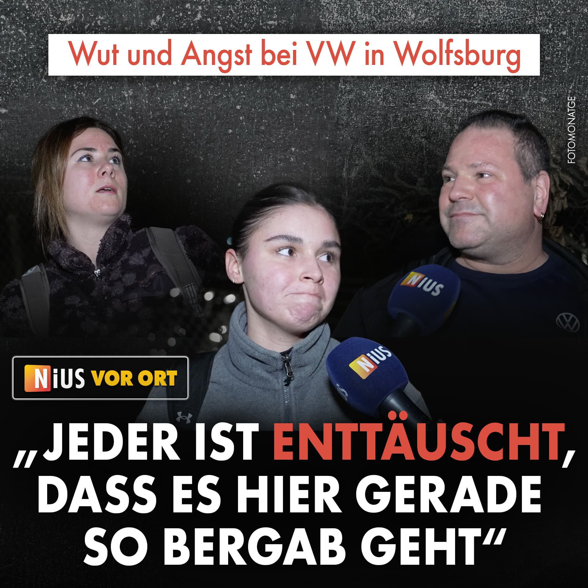 Wut und Angst bei VW in Wolfsburg: „Jeder ist enttäuscht, dass es hier gerade so bergab geht“