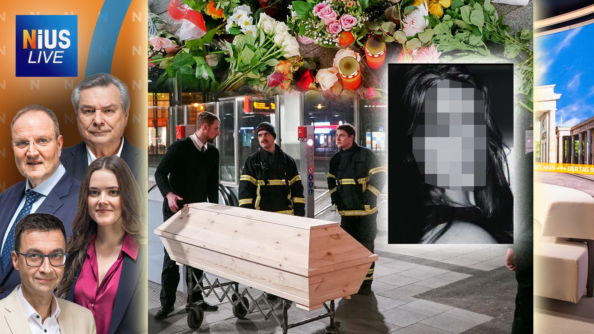 Das war NIUS Live am Montagmorgen: Bundesregierung flog U-Bahn-Mörder von Hamburg ein