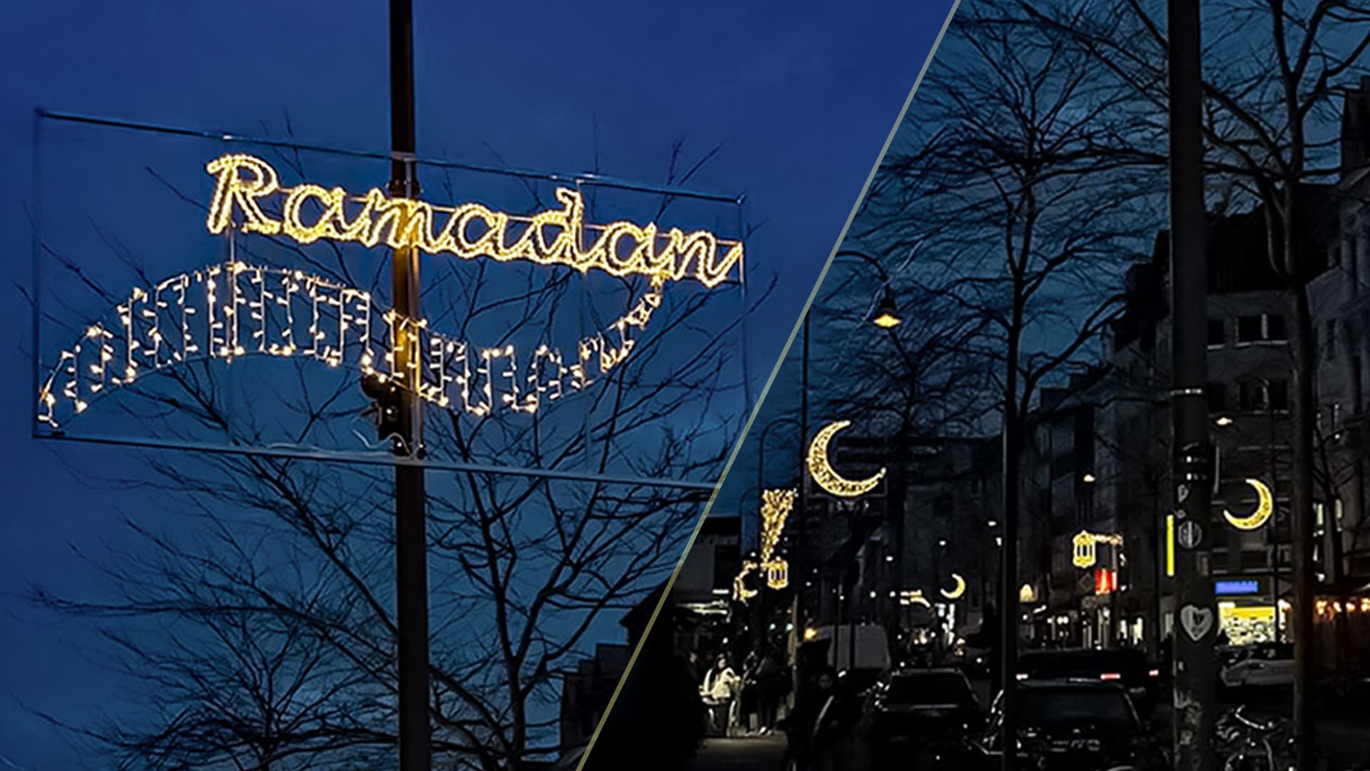 Köln unter leuchtenden Halbmonden: Nächste Stadt führt Ramadan-Deko ein