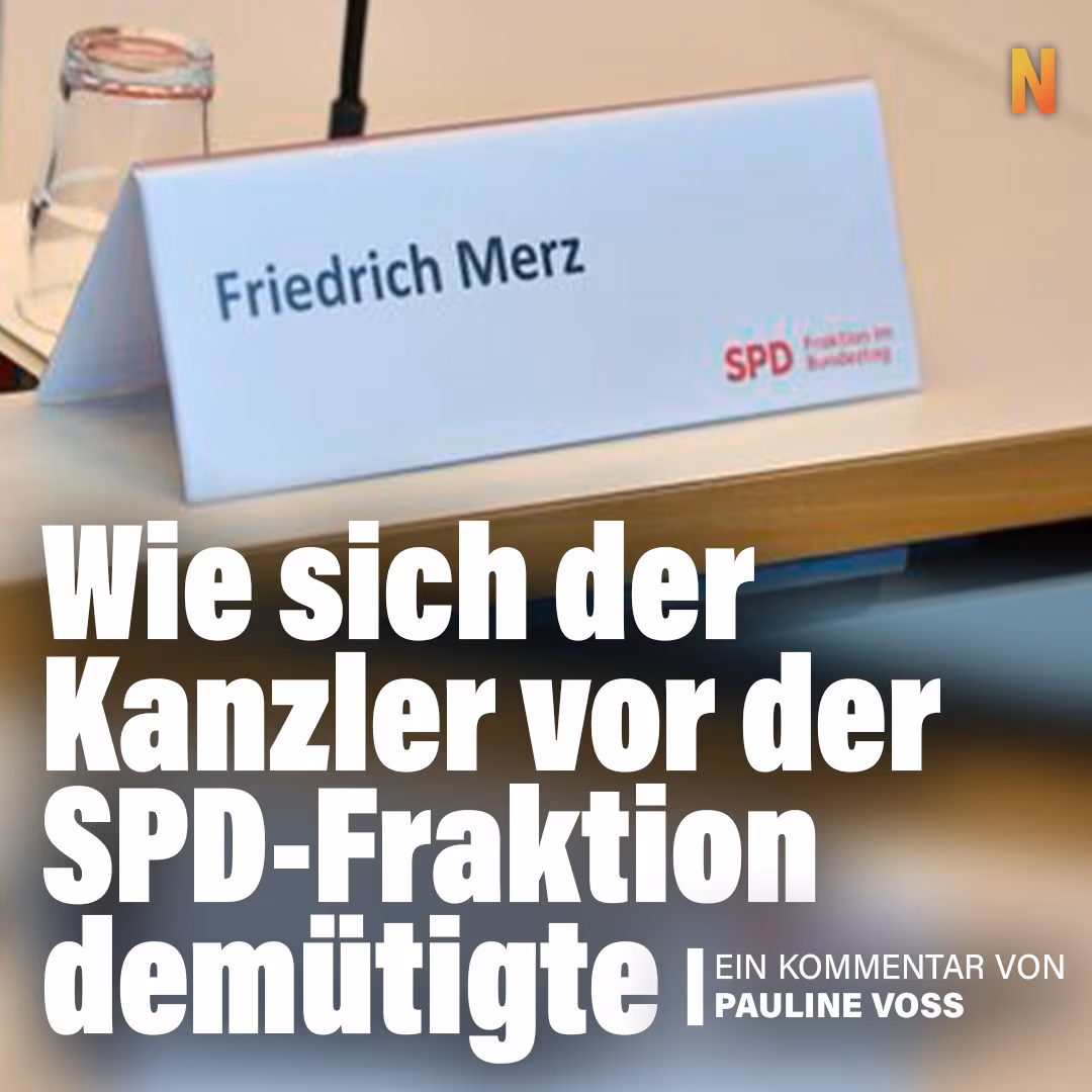 Wie sich der Kanzler vor der SPD-Fraktion demütigte