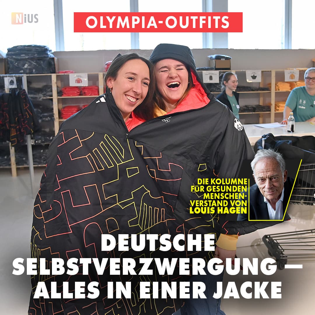 Olympia-Outfits: Deutsche Selbstverzwergung – alles in einer Jacke