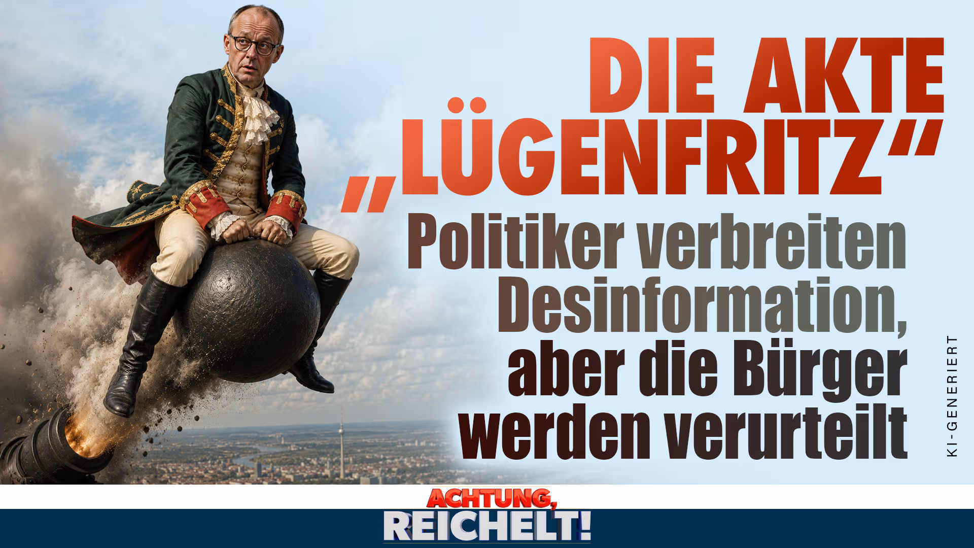 Akte "Lügenfritz"! Politiker lügen, Bürger werden vor Gericht gestellt