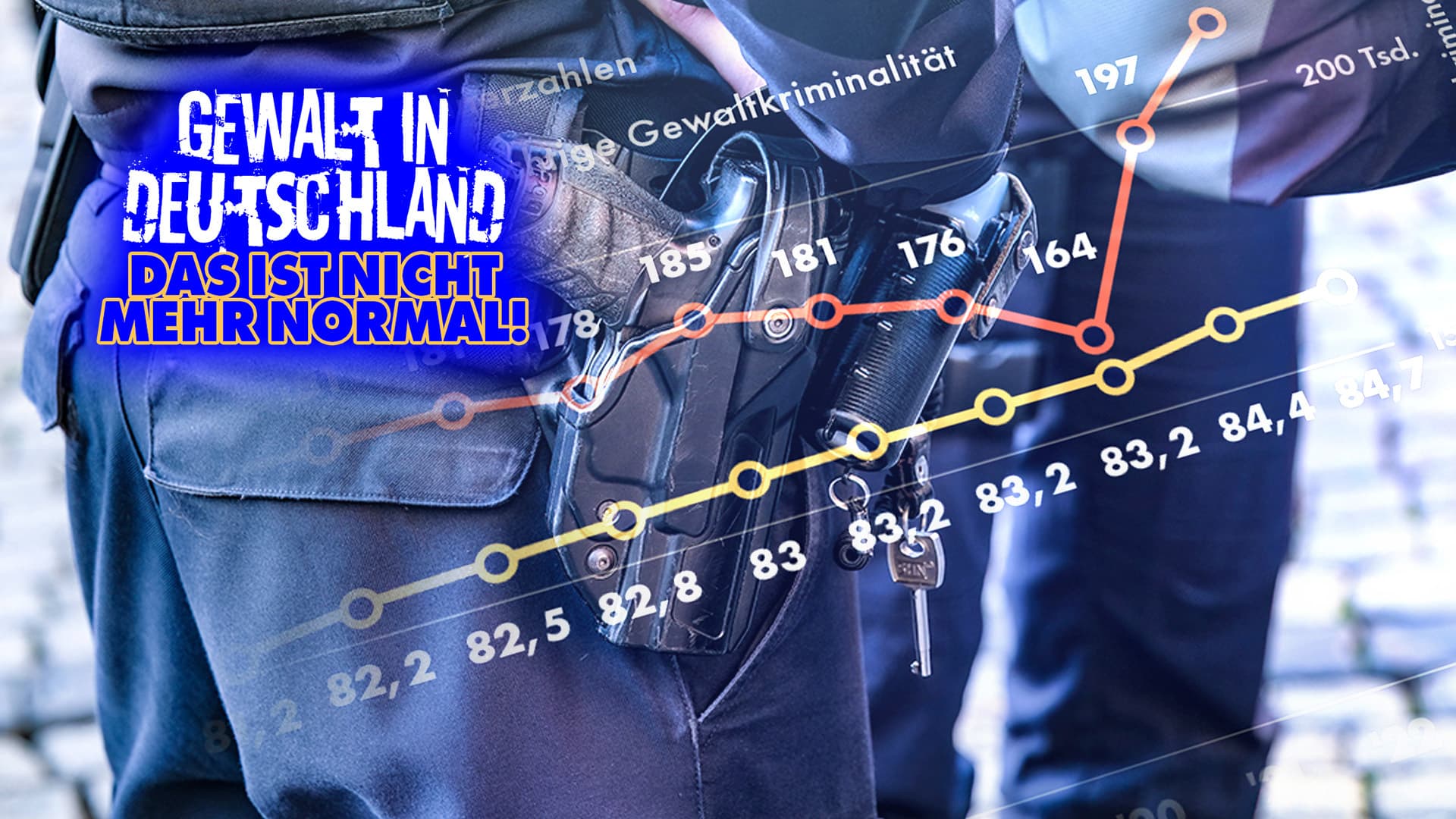 Noch nie so viel Totschlag, Vergewaltigung, Mord: Diese Grafik zeigt den Kontrollverlust des Staates!