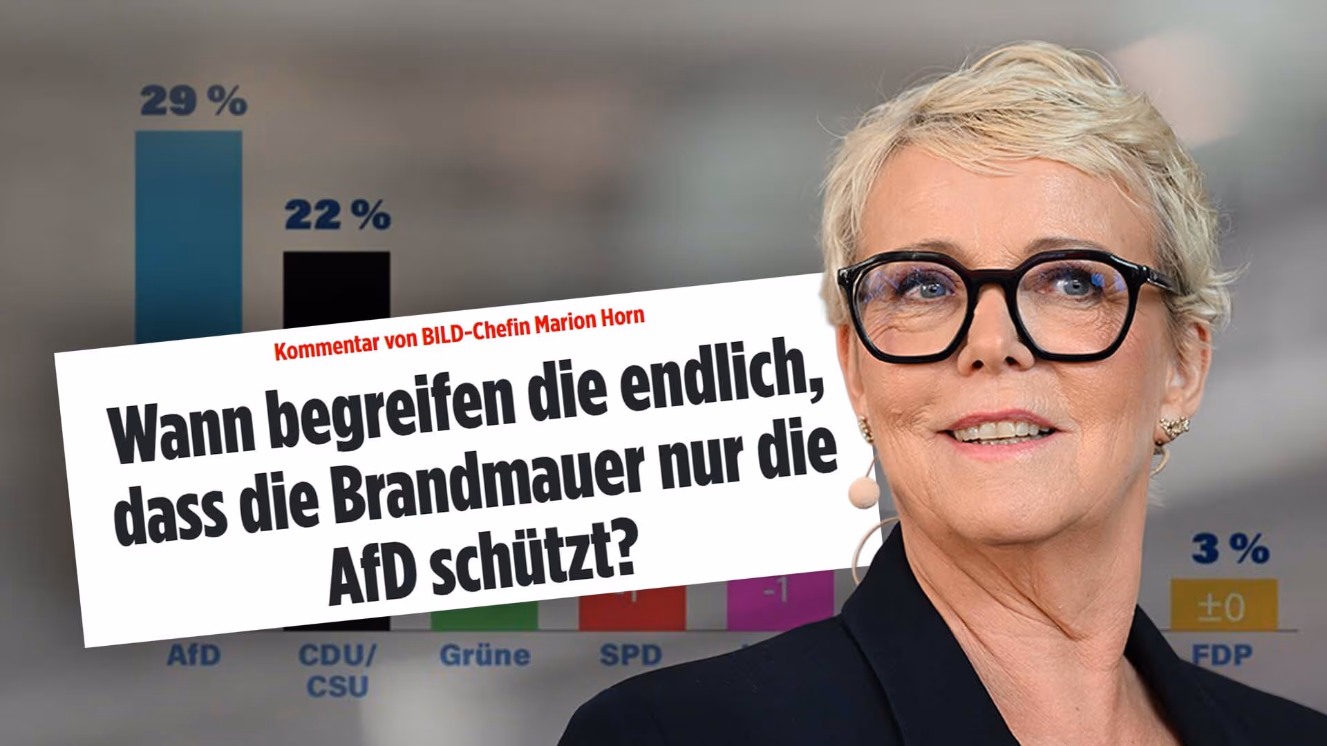Plötzlich gegen die Brandmauer: Hat die Bild-Zeitung ihren AfD-Kurs geändert?