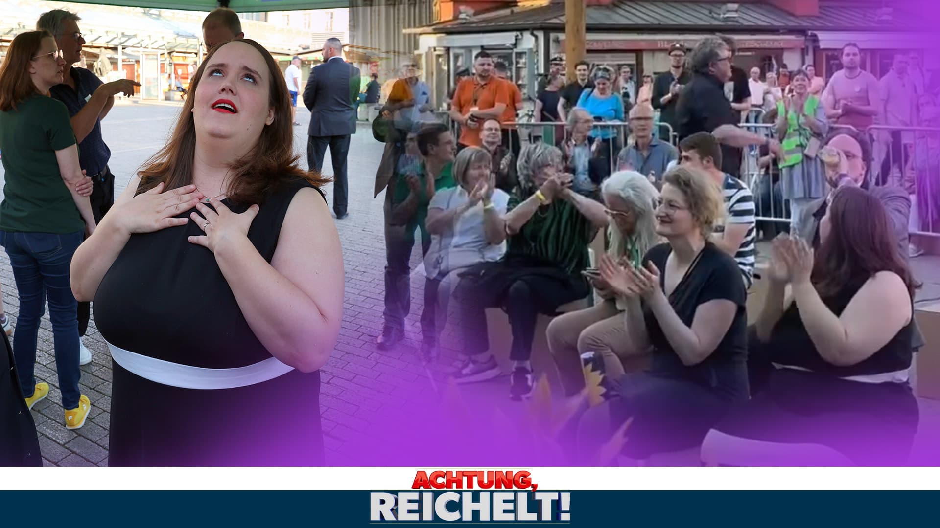 Grüne Fälschung aufgeflogen: In ihrem Insta-Video applaudiert Ricarda Lang sich selbst