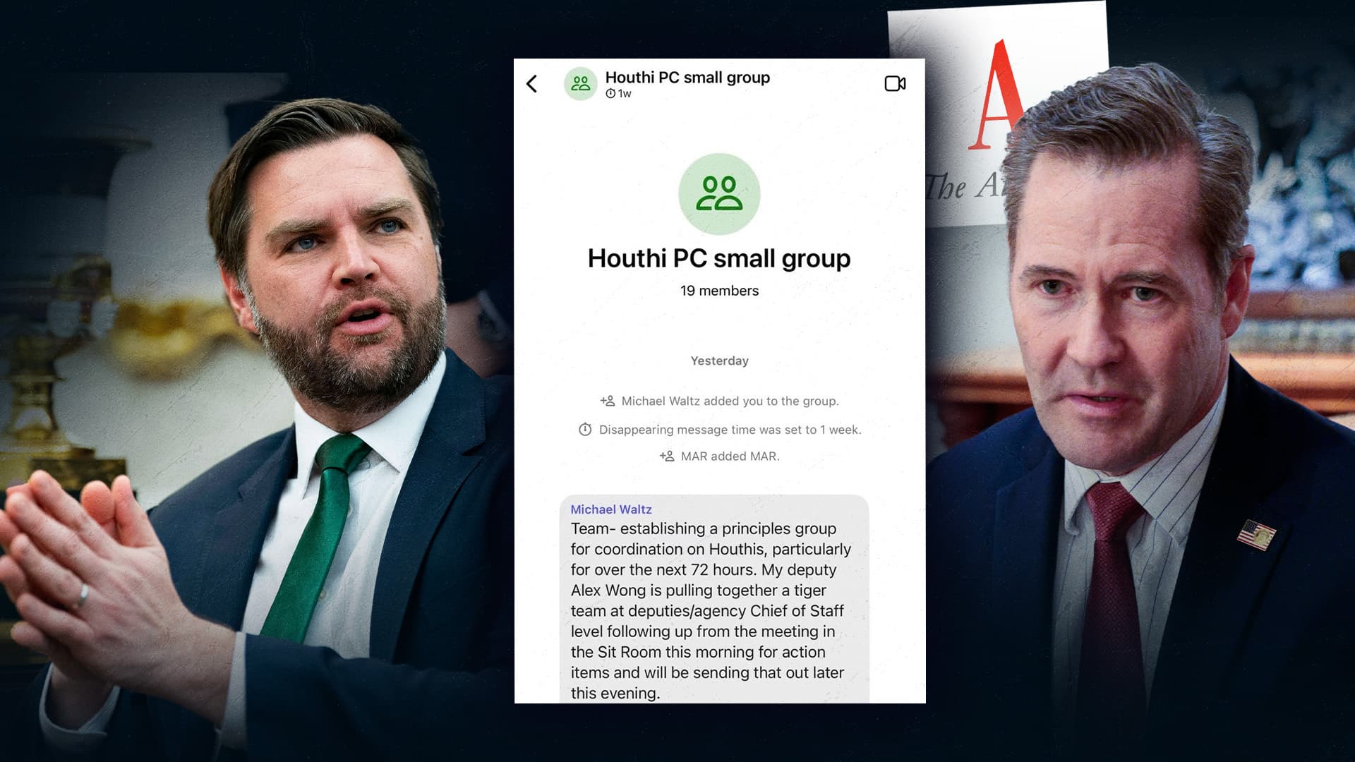 „The Atlantic“ veröffentlicht geleakten US-Gruppenchat zum Angriff auf die Huthi-Rebellen