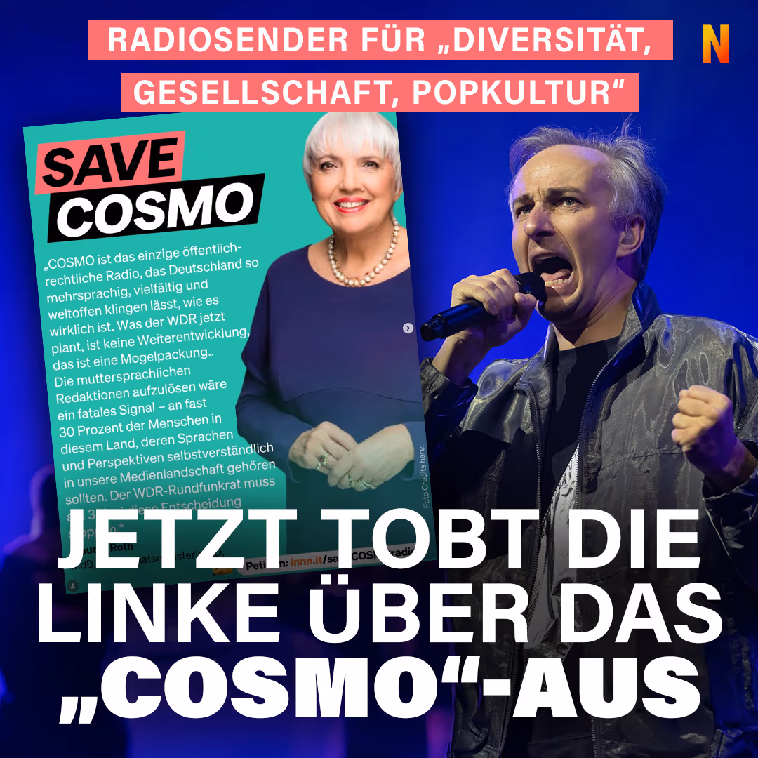 Radiosender für „Diversität, Gesellschaft, Popkultur”: Jetzt tobt die Linke über das „Cosmo”-Aus