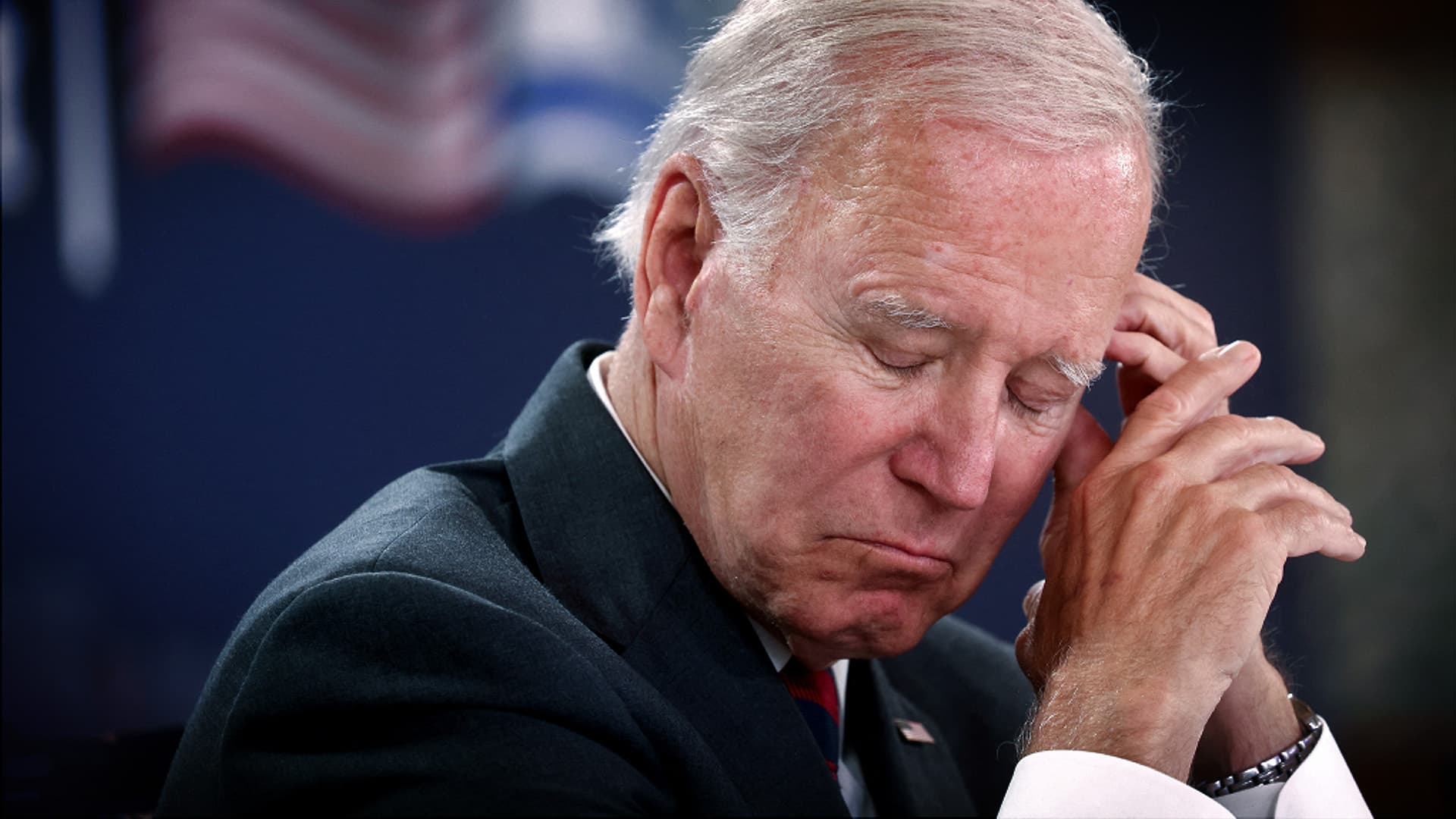 Um 13:46 Uhr in Washington verkündete Biden das bittere Ende