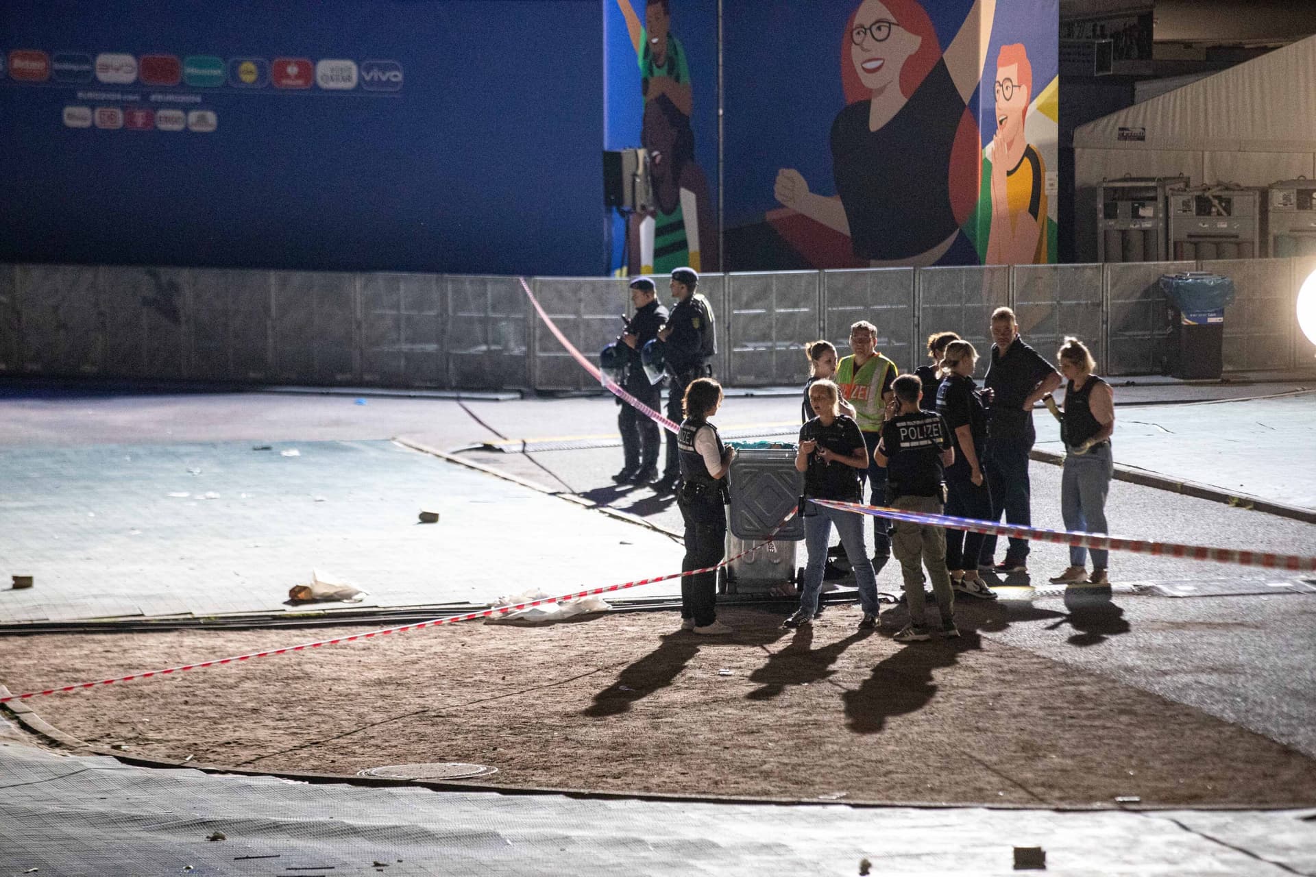 Messer-Attacke in EM-Fanzone: Anklage gegen Syrer wegen versuchten Mordes in sechs Fällen